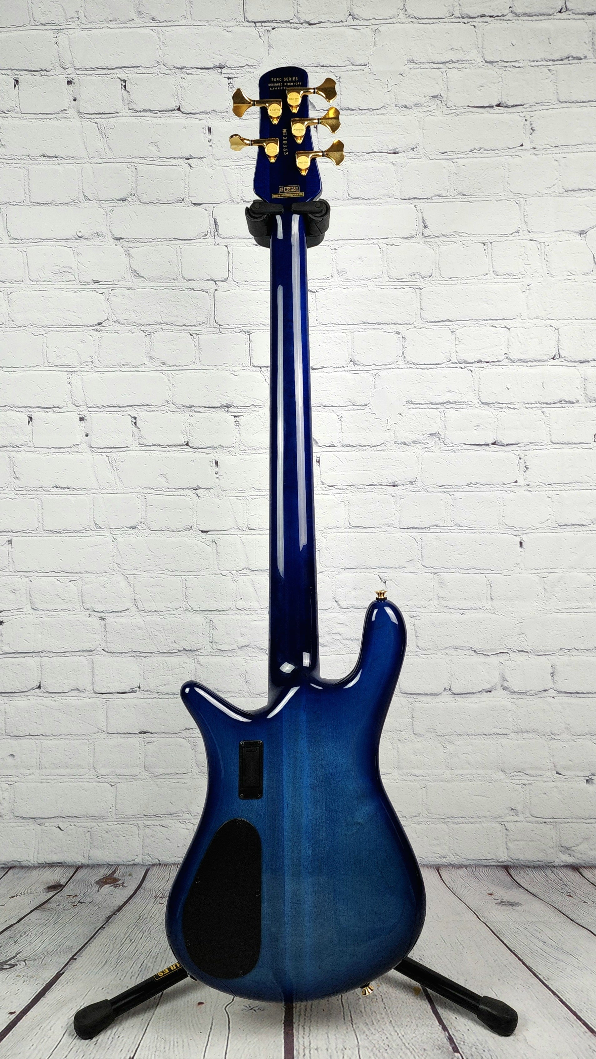 Spector Euro 5 String Spector Euro 5 LT 5 String Bass Blue Fade Gloss – Guitar Brando