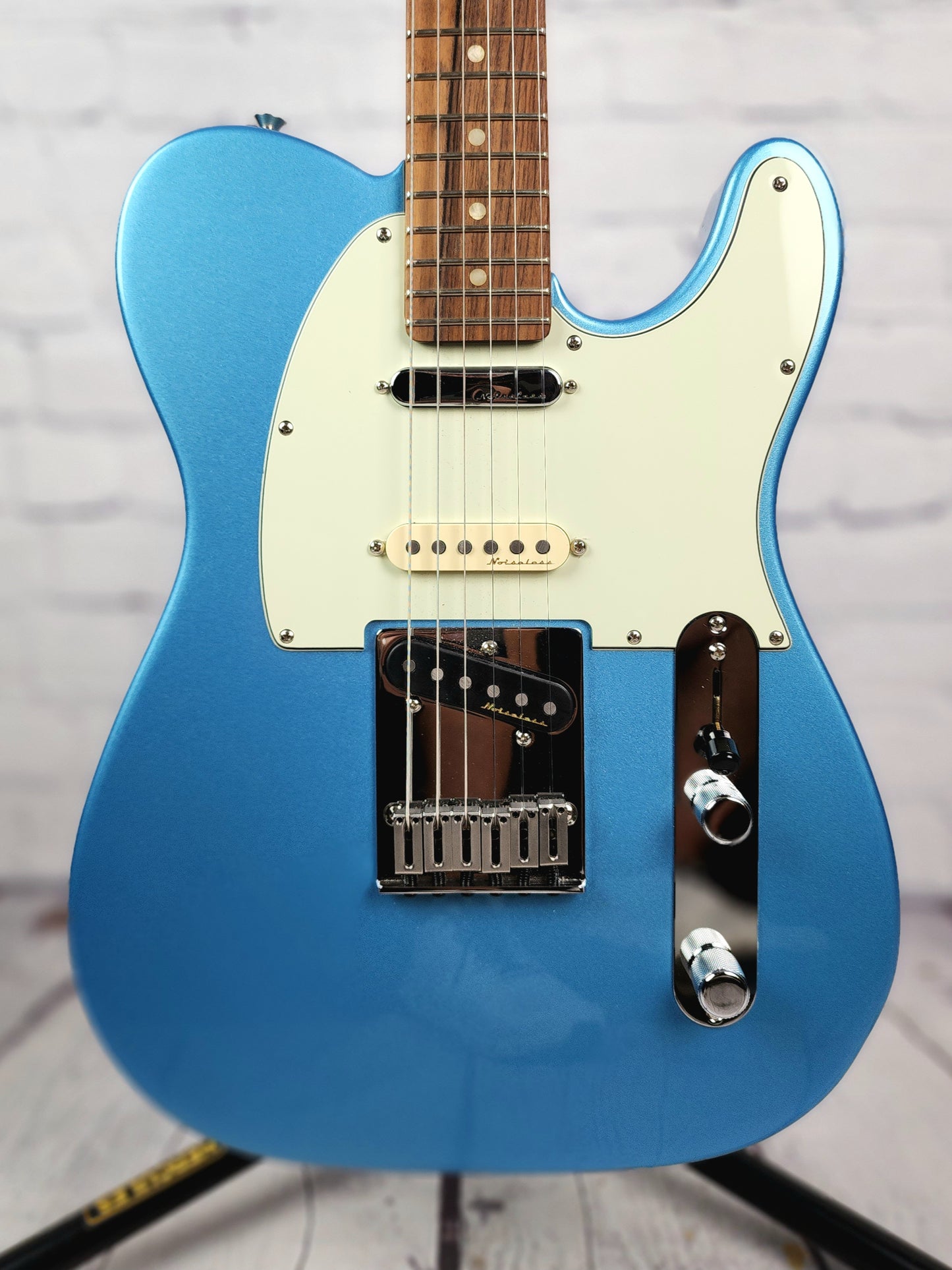 USED Fender Player Plus Nashville Telecaster Electric Guitar Opal Spark Blue