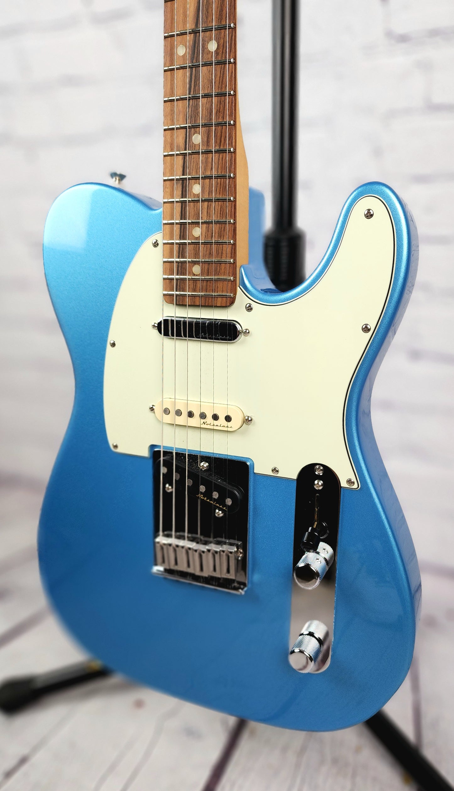 USED Fender Player Plus Nashville Telecaster Electric Guitar Opal Spark Blue