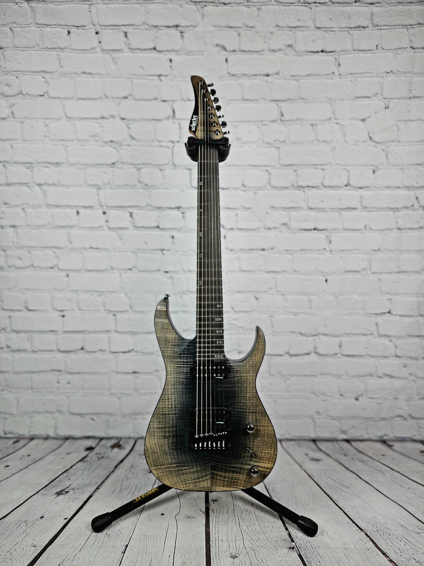 Schecter Banshee Mach-7 Hardtail Electric Guitar Fallout Burst
