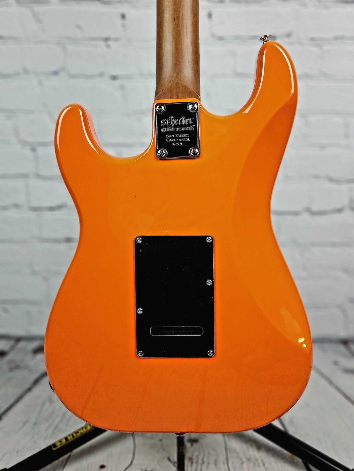 Schecter Guitars Nick Johnston Traditional SSS Electric Guitar Atomic Orange