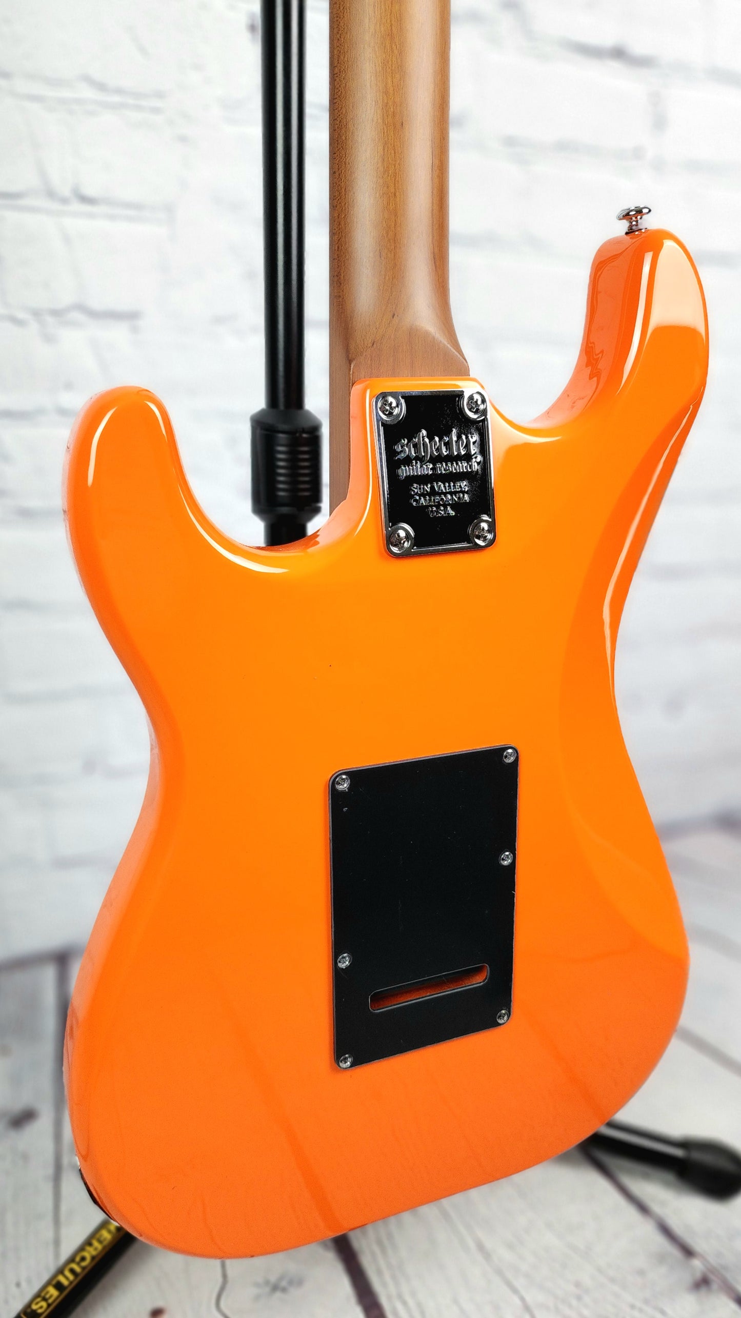 Schecter Guitars Nick Johnston Traditional SSS Electric Guitar Atomic Orange