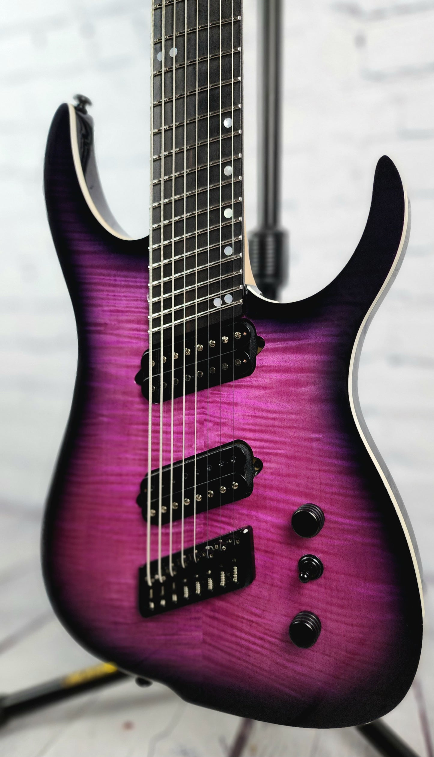 USED Ormsby Hype GTR 8 String Electric Guitar Purr Pull w/Hard Shell