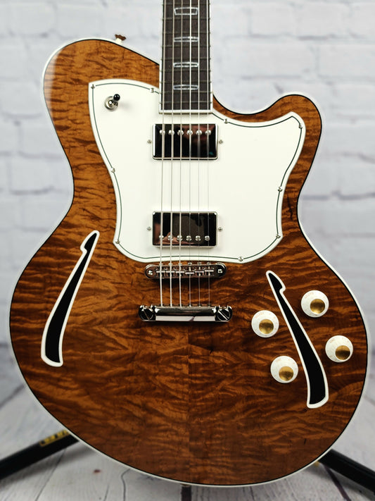 Kauer Guitars Super Chief Semi-Hollow Electric Guitar Double Roasted Maple