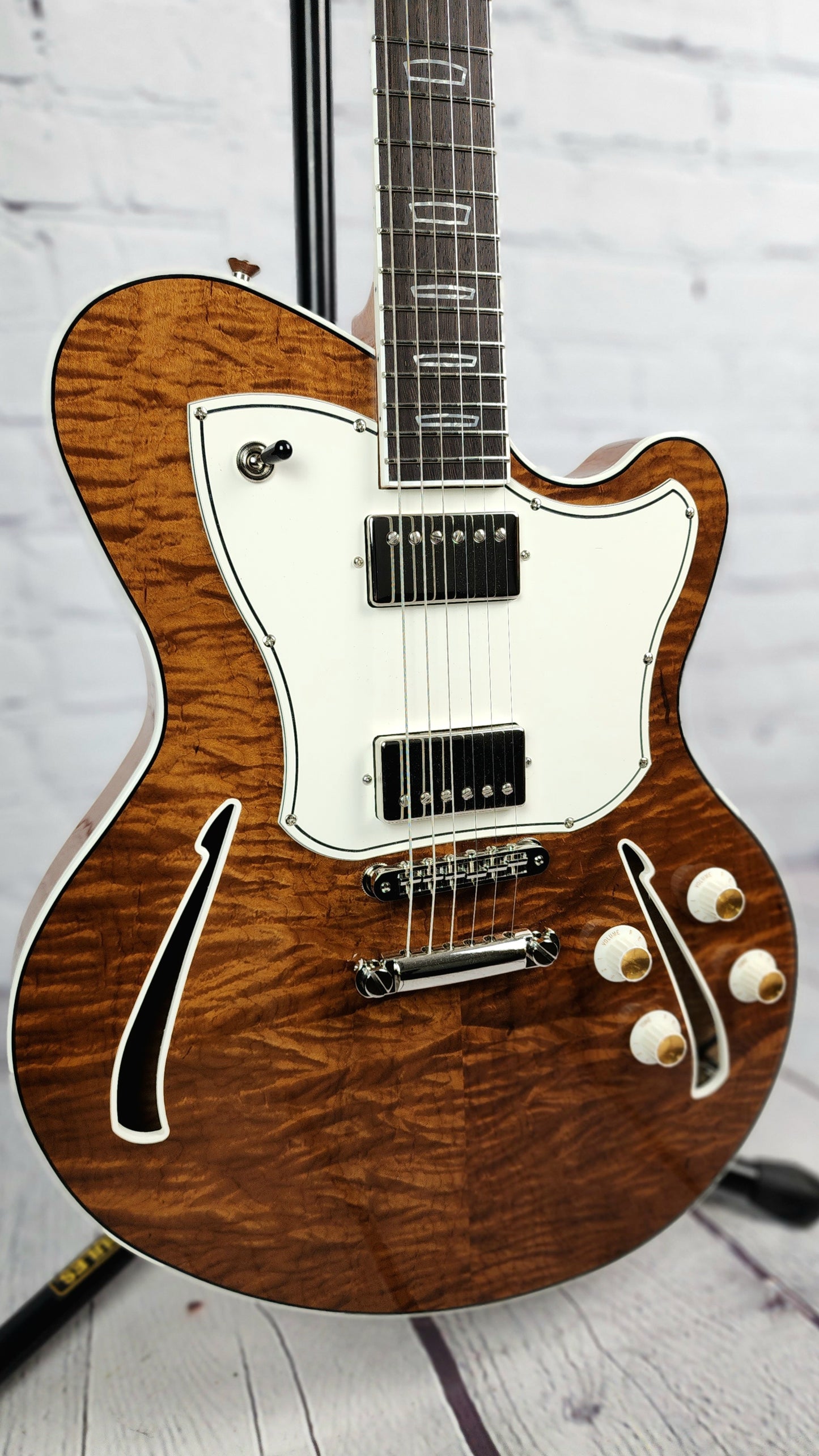 Kauer Guitars Super Chief Semi-Hollow Electric Guitar Double Roasted Maple