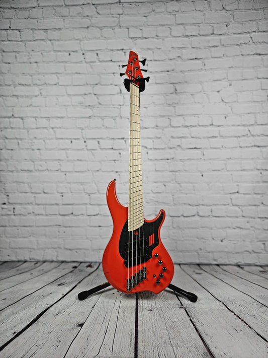 Dingwall NG3 Nolly 5 String Nolly Bass Guitar Fiesta Red