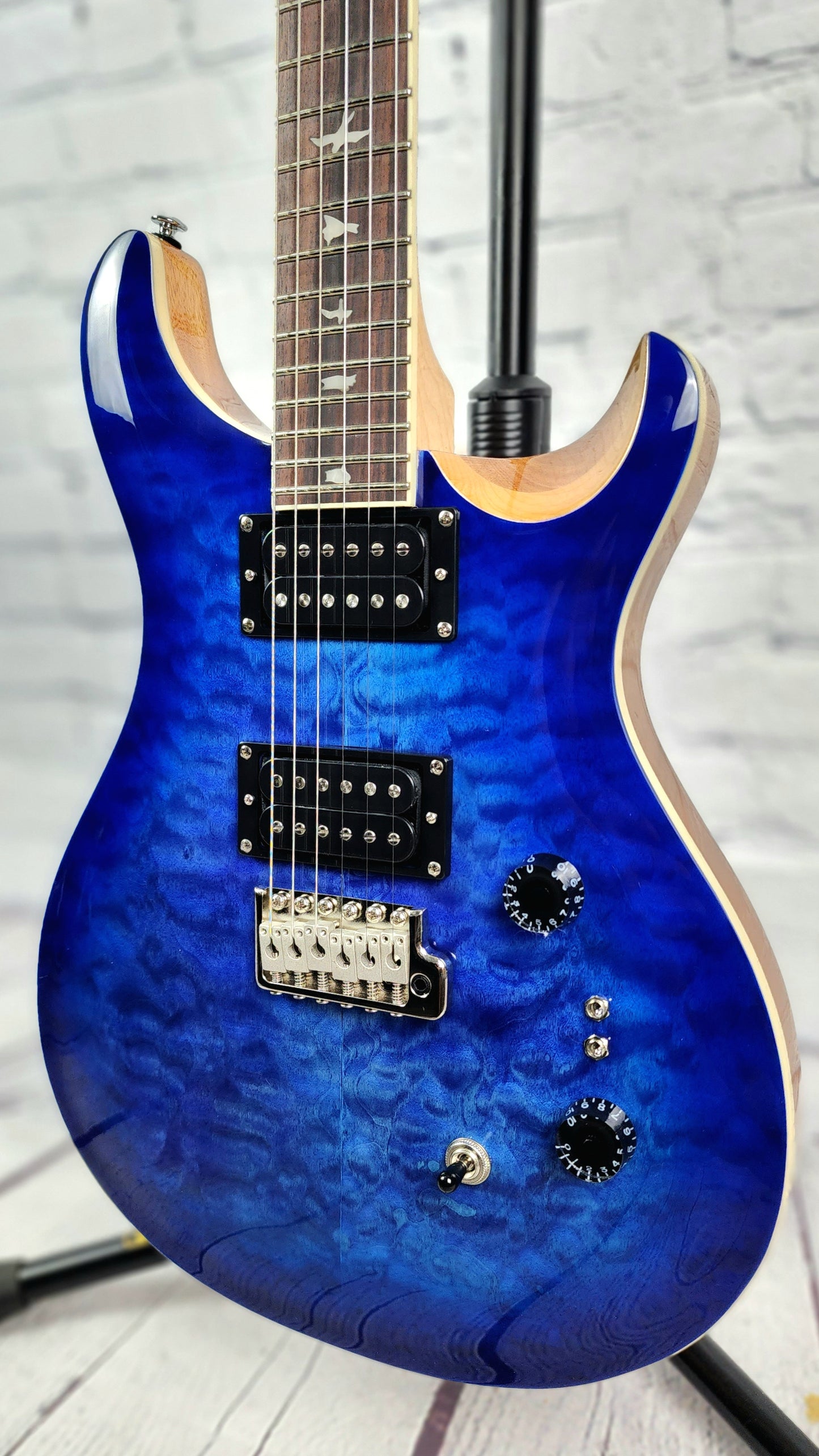 Paul Reed Smith PRS SE Custom 24-08 Limited Quilt Top Faded Blue