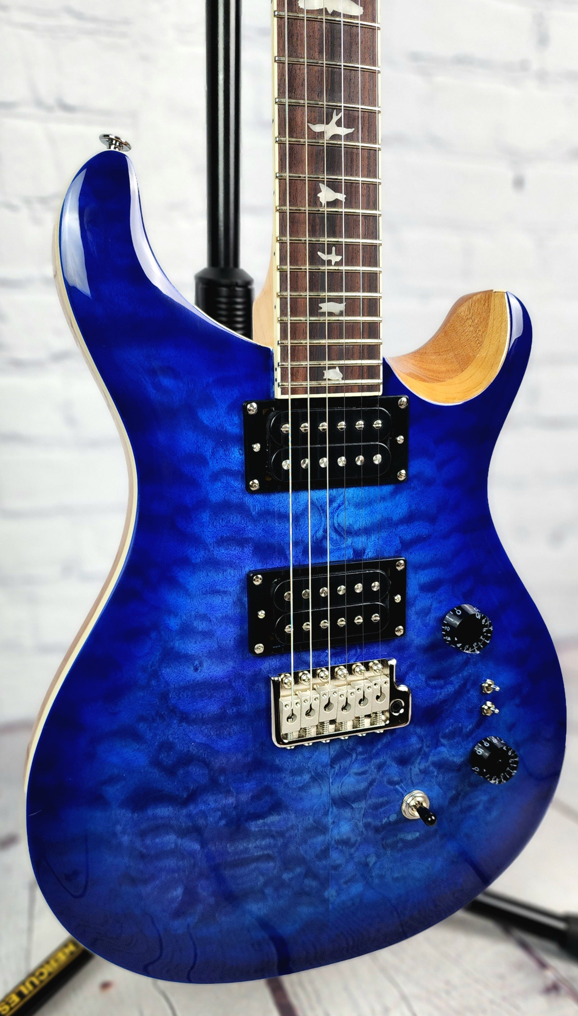 Paul Reed Smith PRS SE Custom 24-08 Limited Quilt Top Faded Blue