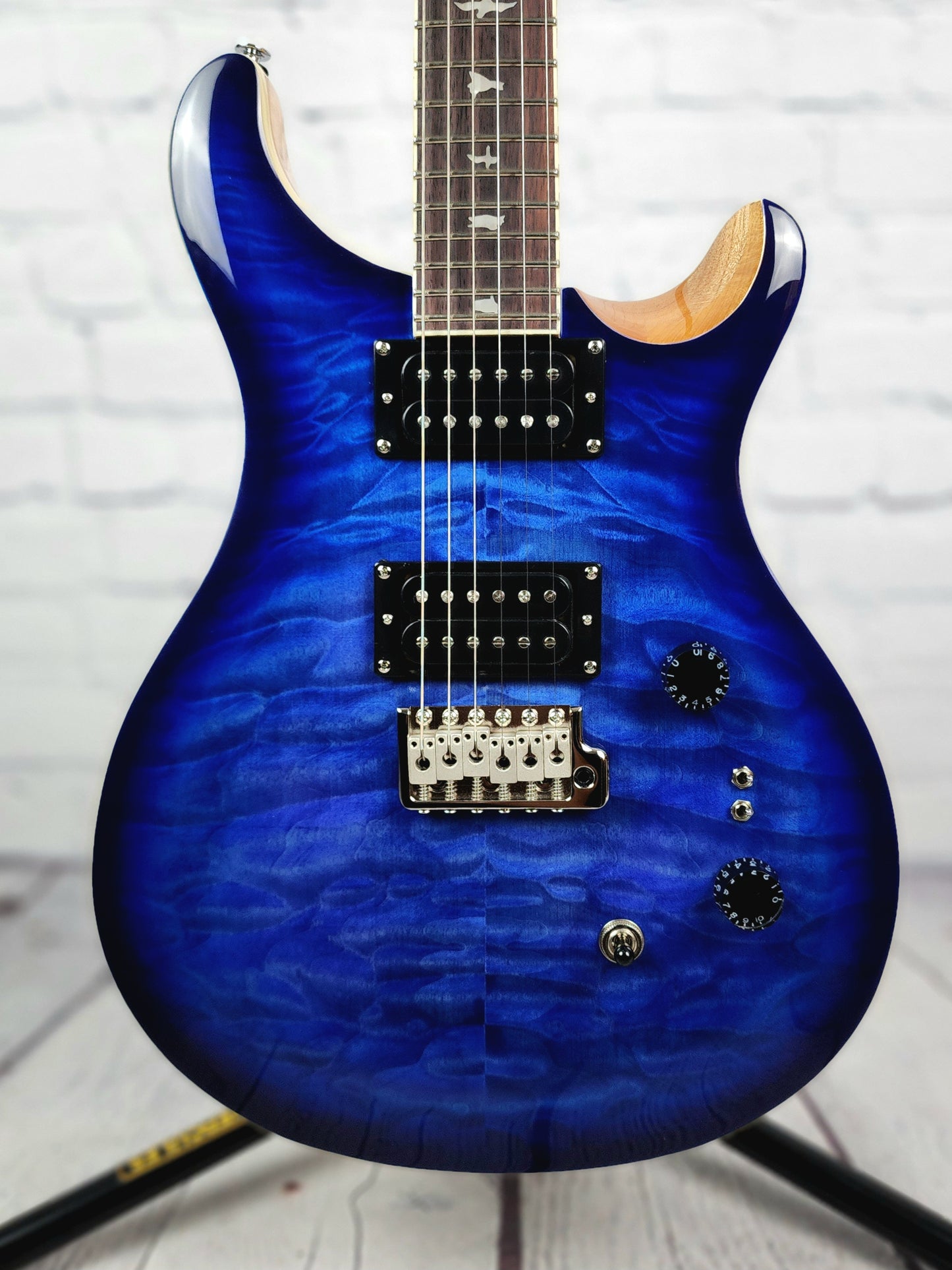 Paul Reed Smith PRS SE Custom 24-08 Limited Quilt Top Faded Blue