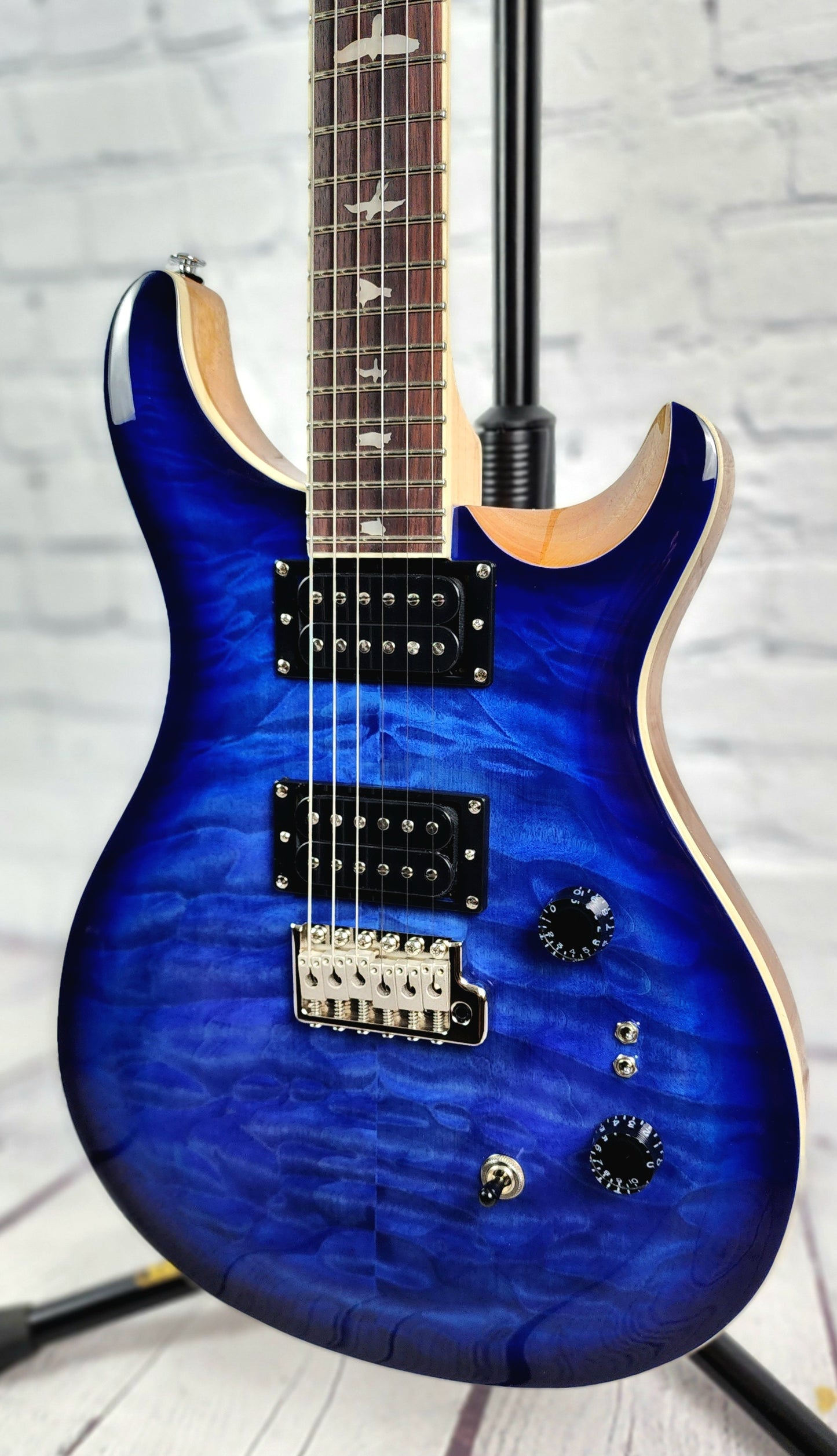 Paul Reed Smith PRS SE Custom 24-08 Limited Quilt Top Faded Blue