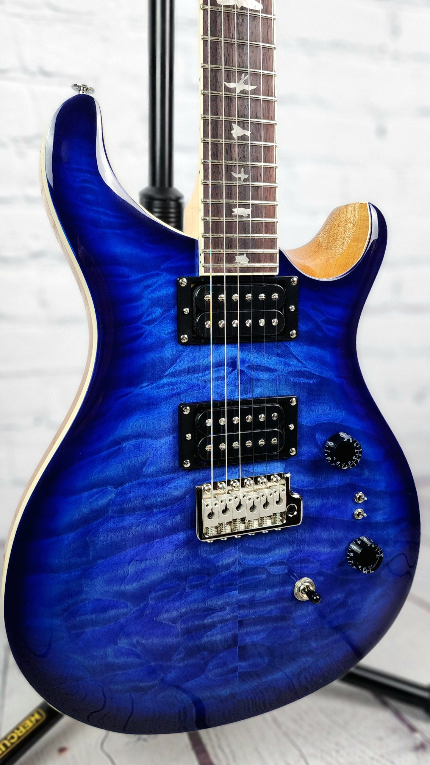 Paul Reed Smith PRS SE Custom 24-08 Limited Quilt Top Faded Blue