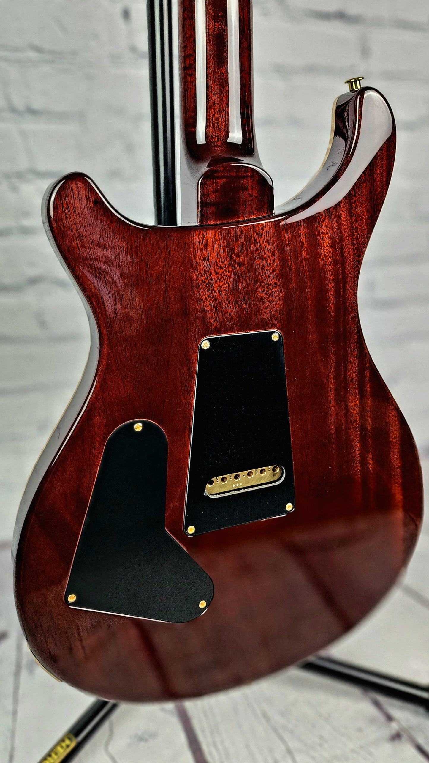 Paul Reed Smith PRS Custom 24 Core 10 Top Electric Guitar Orange Tiger
