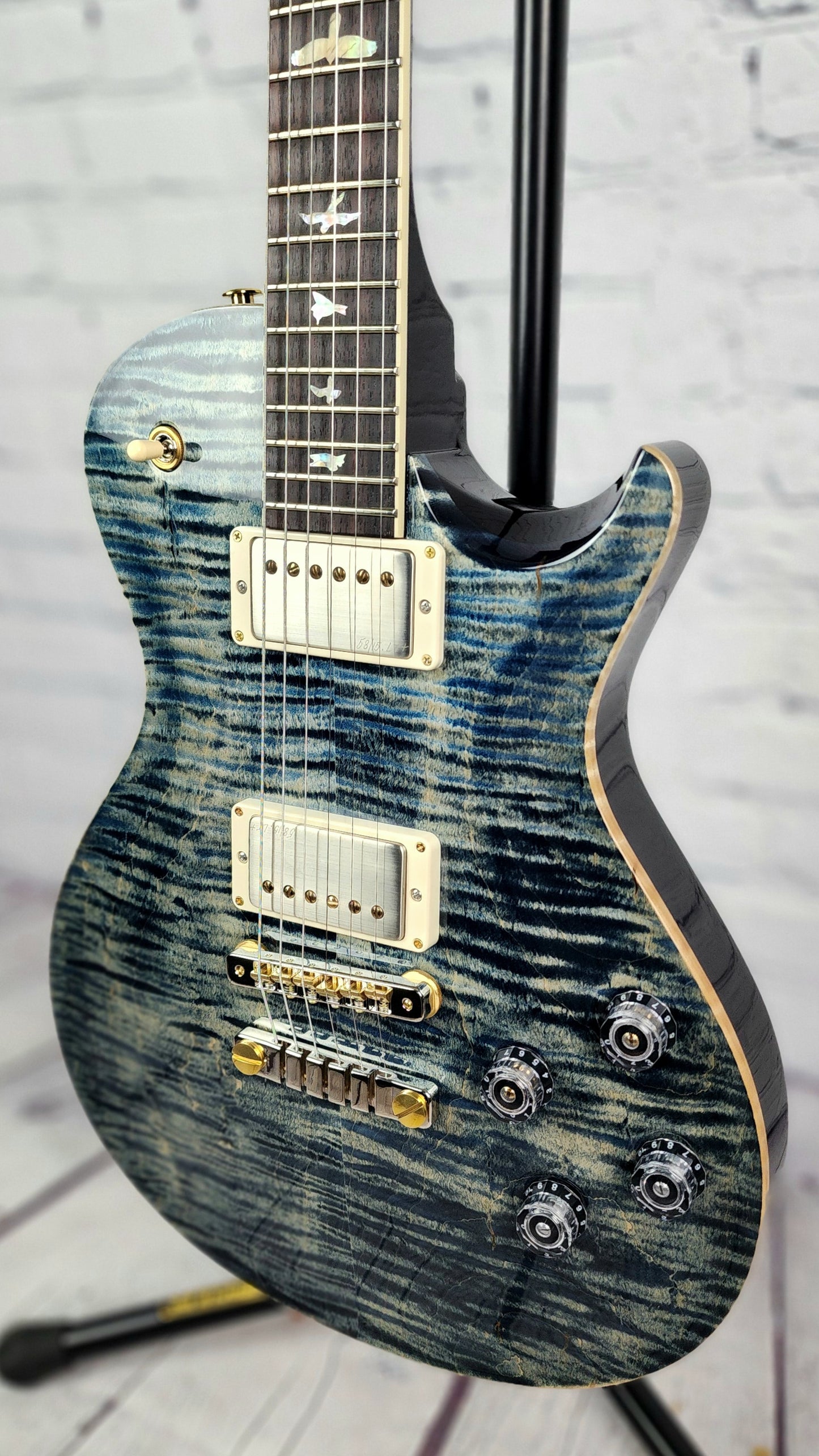 Paul Reed Smith PRS Core McCarty 594 Singlecut Electric Guitar 10 Top Faded Whale Blue 2023