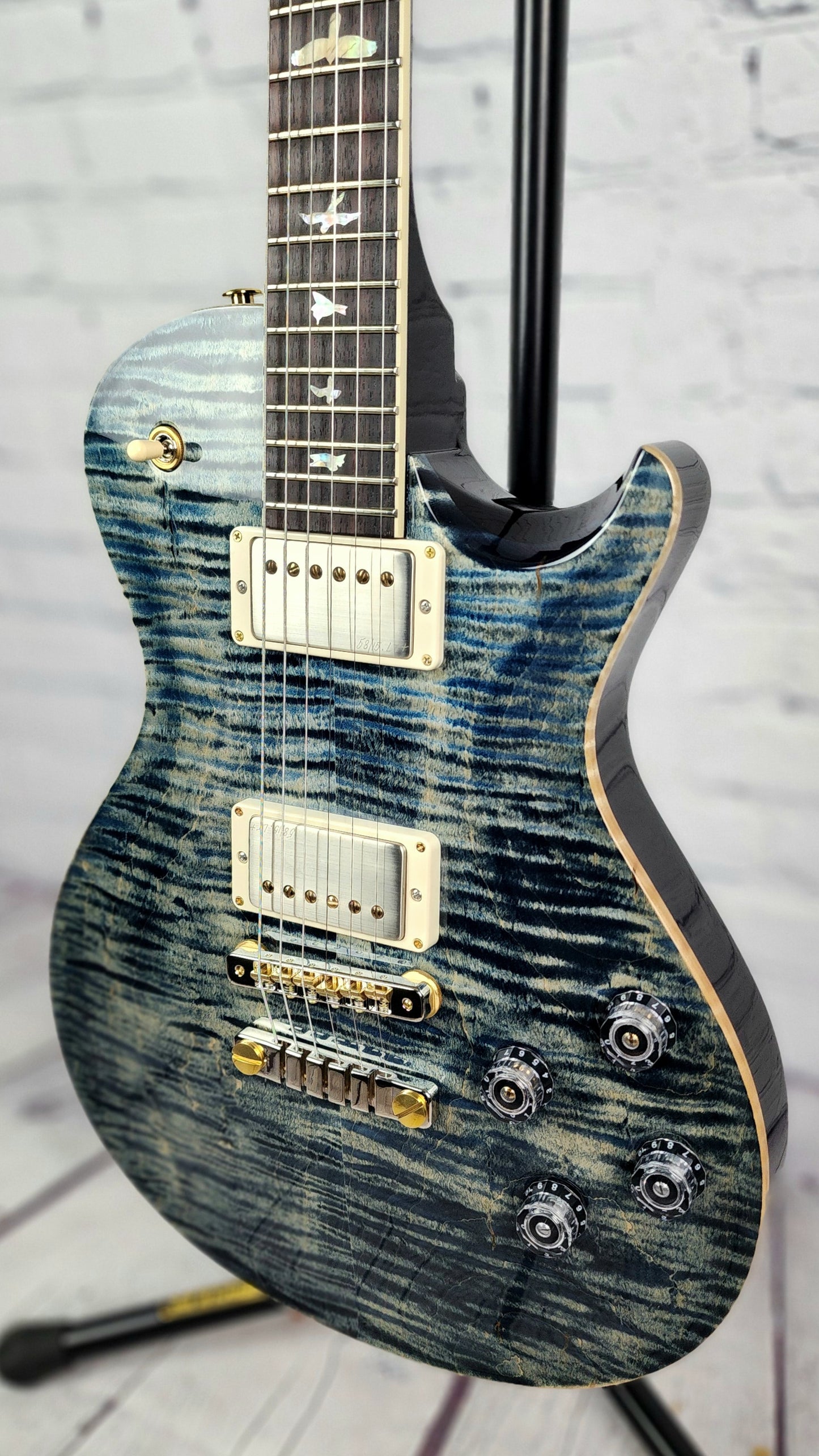 Paul Reed Smith PRS Core McCarty 594 Singlecut Electric Guitar 10 Top Faded Whale Blue