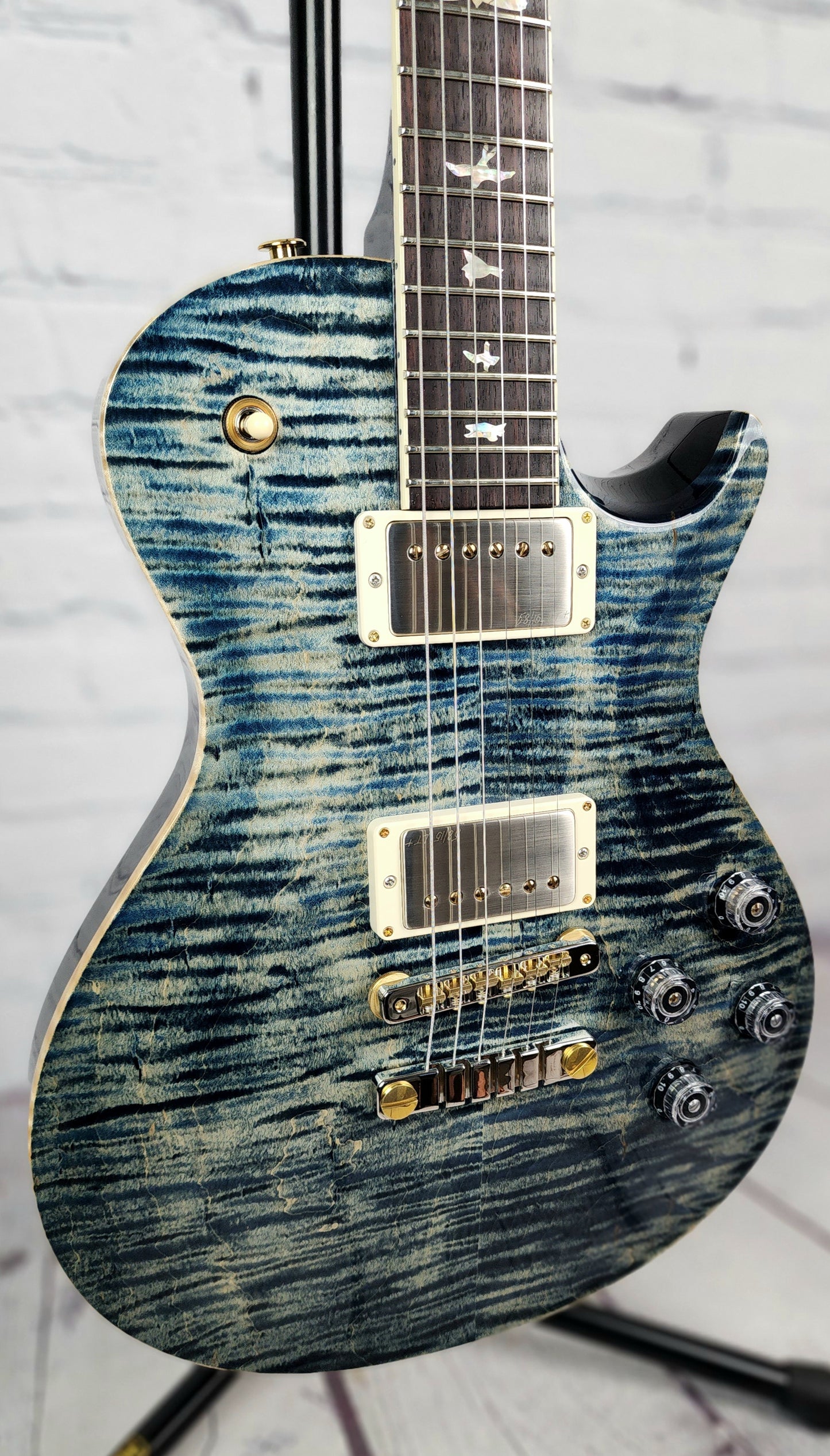 Paul Reed Smith PRS Core McCarty 594 Singlecut Electric Guitar 10 Top Faded Whale Blue