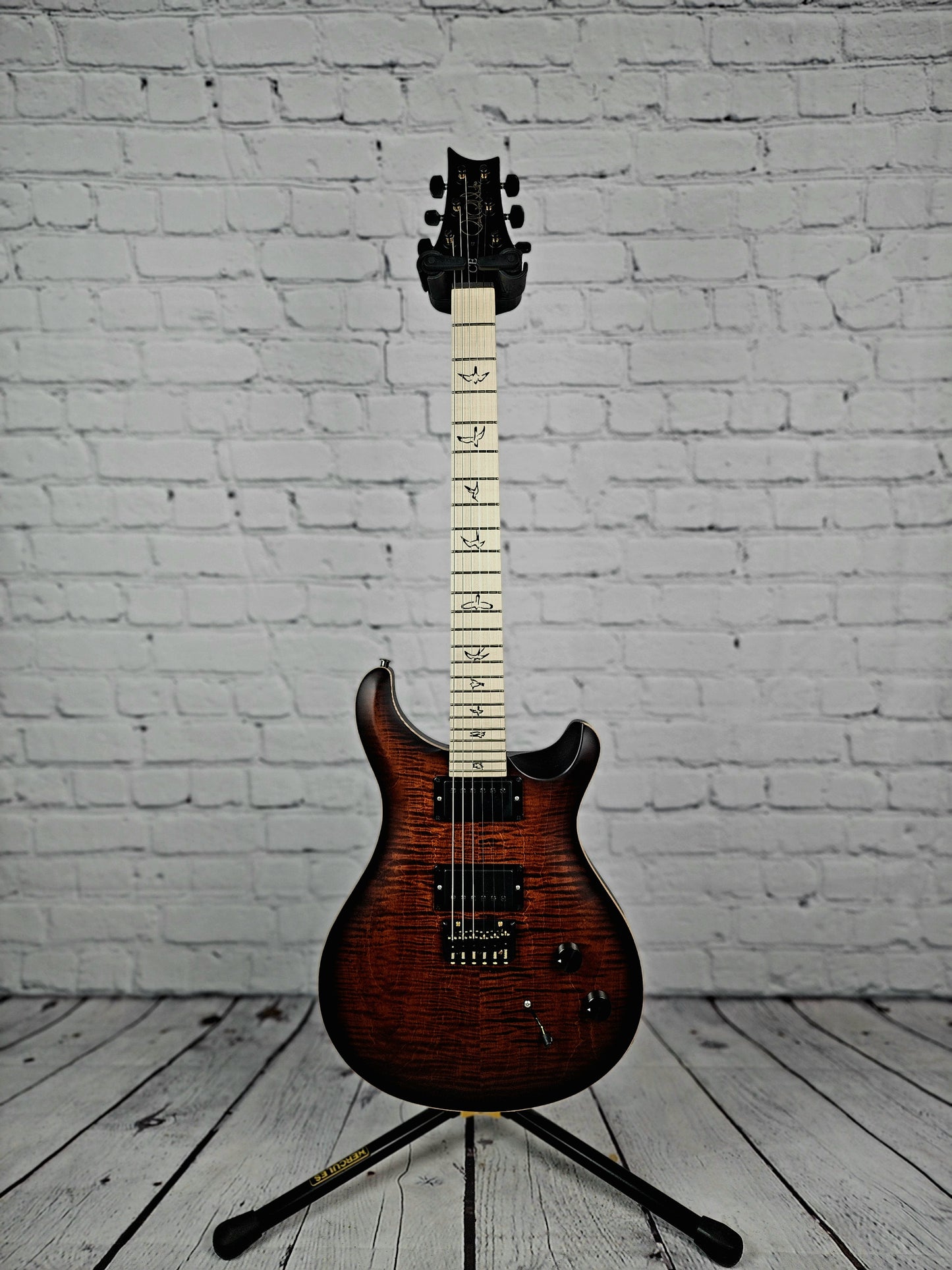 Paul Reed Smith PRS Dustie Waring Limited Edition CE24 Hardtail Electric Guitar Burnt Amber Smokeburst