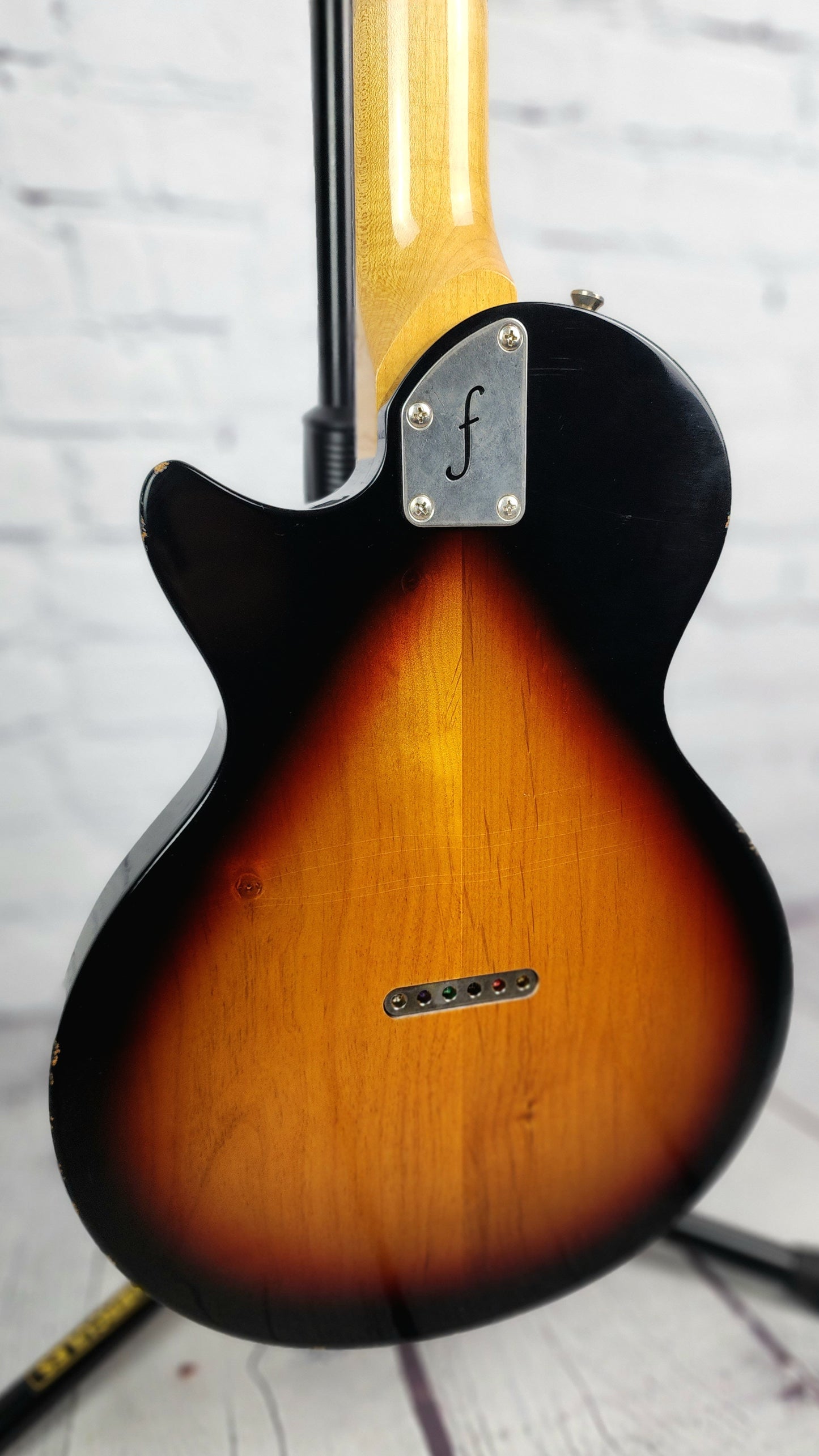 Fano Guitars SP6 Oltre Single Cut Electric Guitar Medium Distress 3 Tone Sunburst