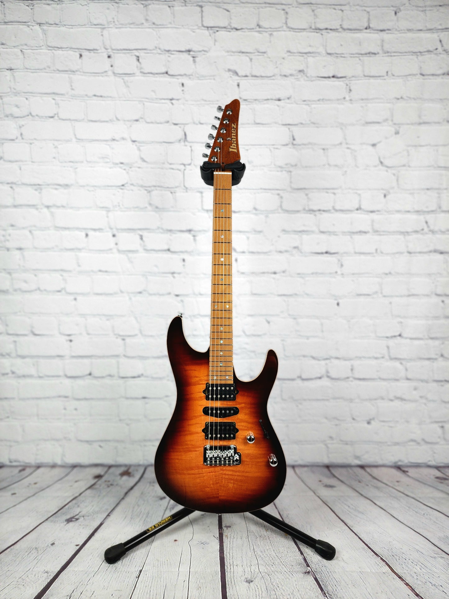 Ibanez Prestige AZ2407F BSR 6 String Electric Guitar Brown Sphalerite
