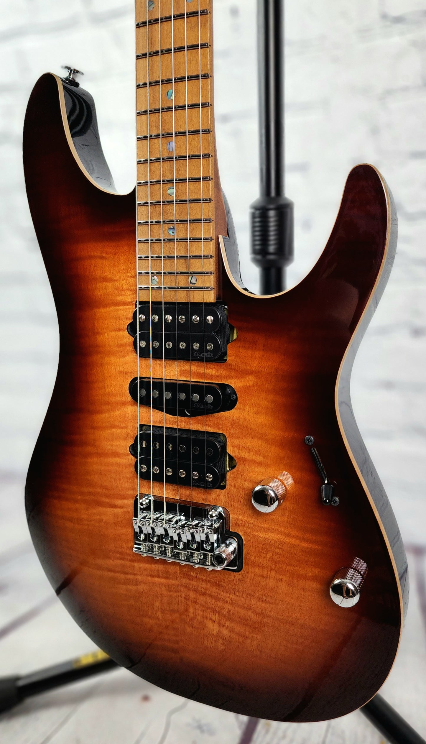 Ibanez Prestige AZ2407F BSR 6 String Electric Guitar Brown Sphalerite