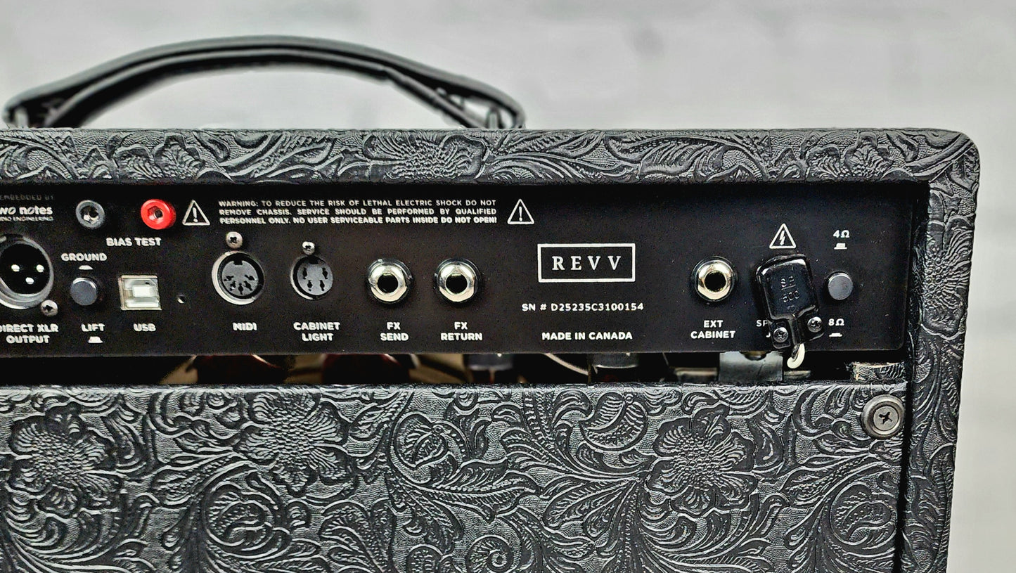 Revv D25 Combo Amplifier 1x12 12" Speaker Dealer Exclusive Black Western Tolex