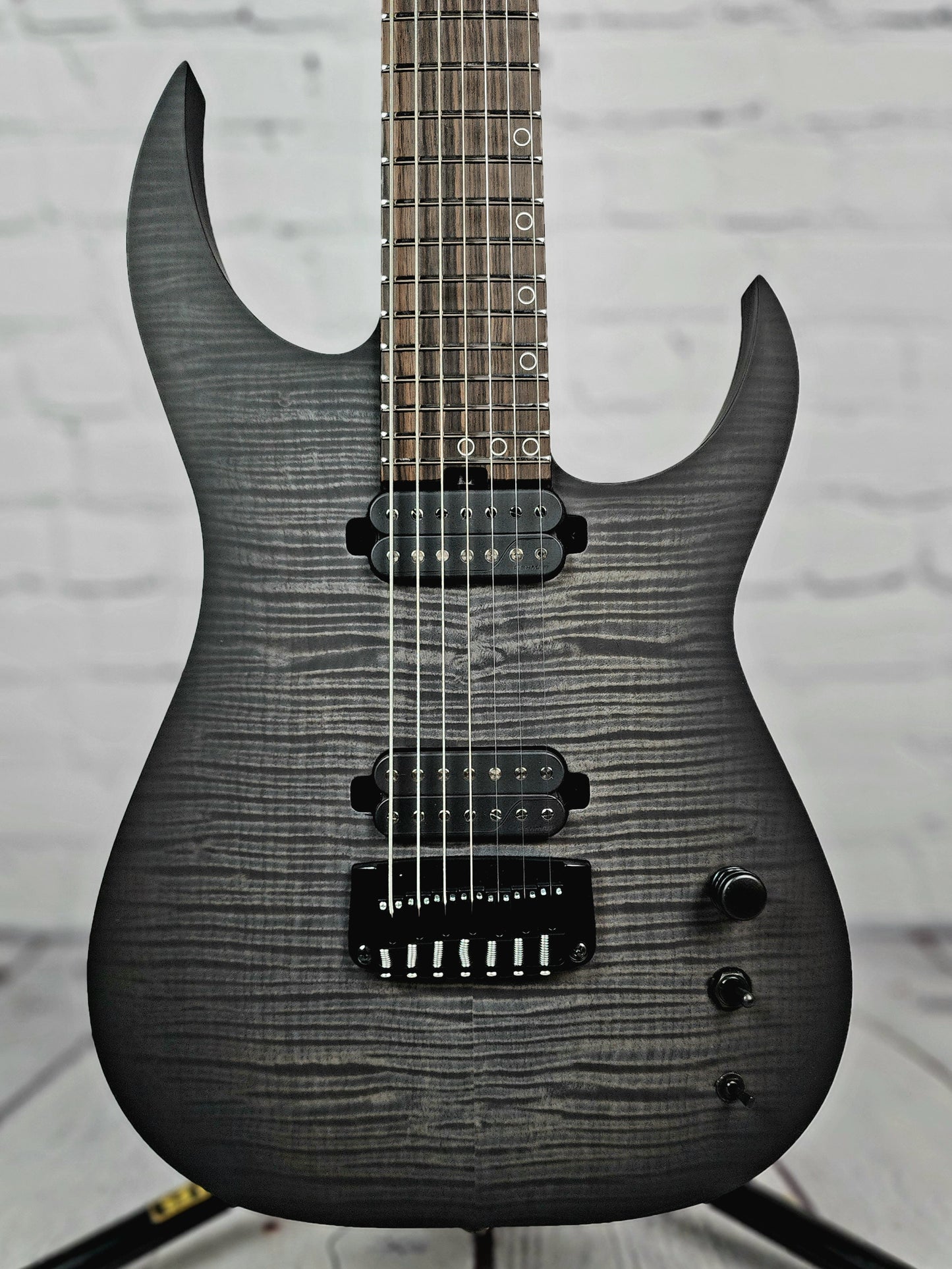 Schecter USA Signature Keith Merrow KM-7 Mk III Pro Electric Guitar Trans Black Pearl