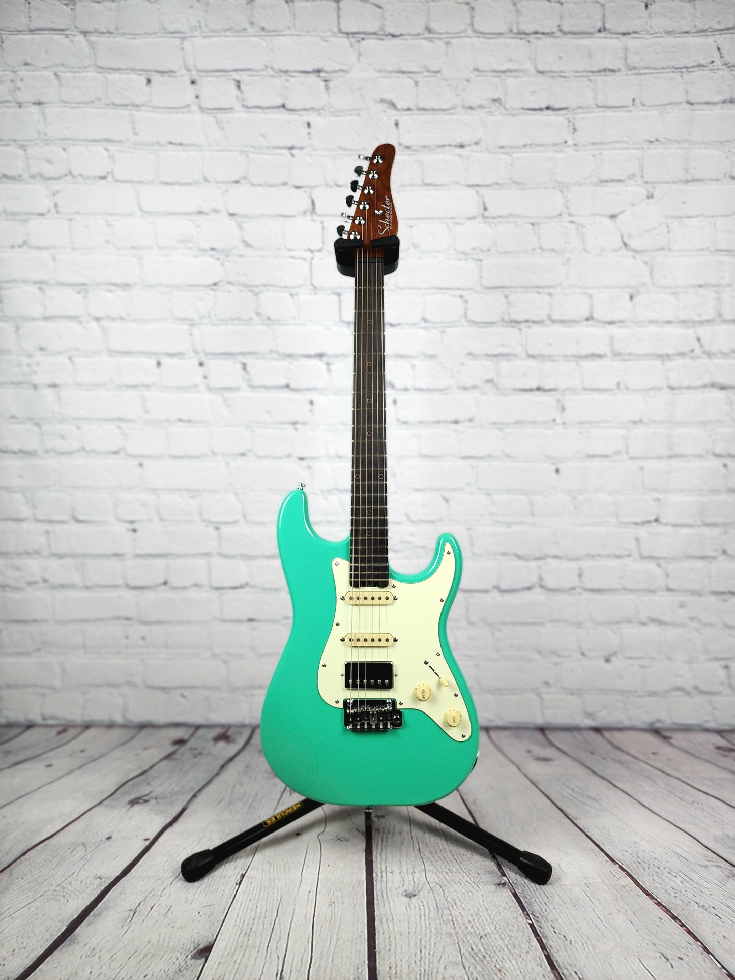 Schecter Guitars Nick Johnston Traditional HSS Electric Guitar Atomic Green