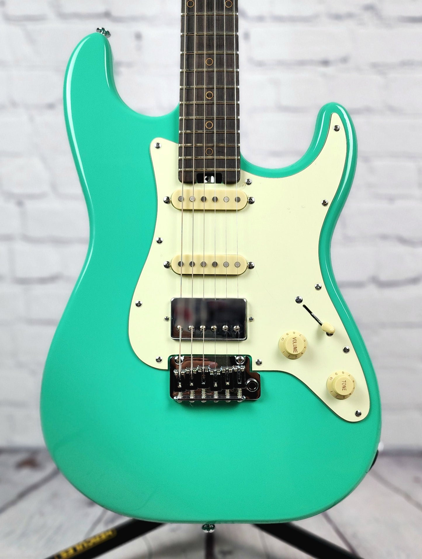 Schecter Guitars Nick Johnston Traditional HSS Electric Guitar Atomic Green