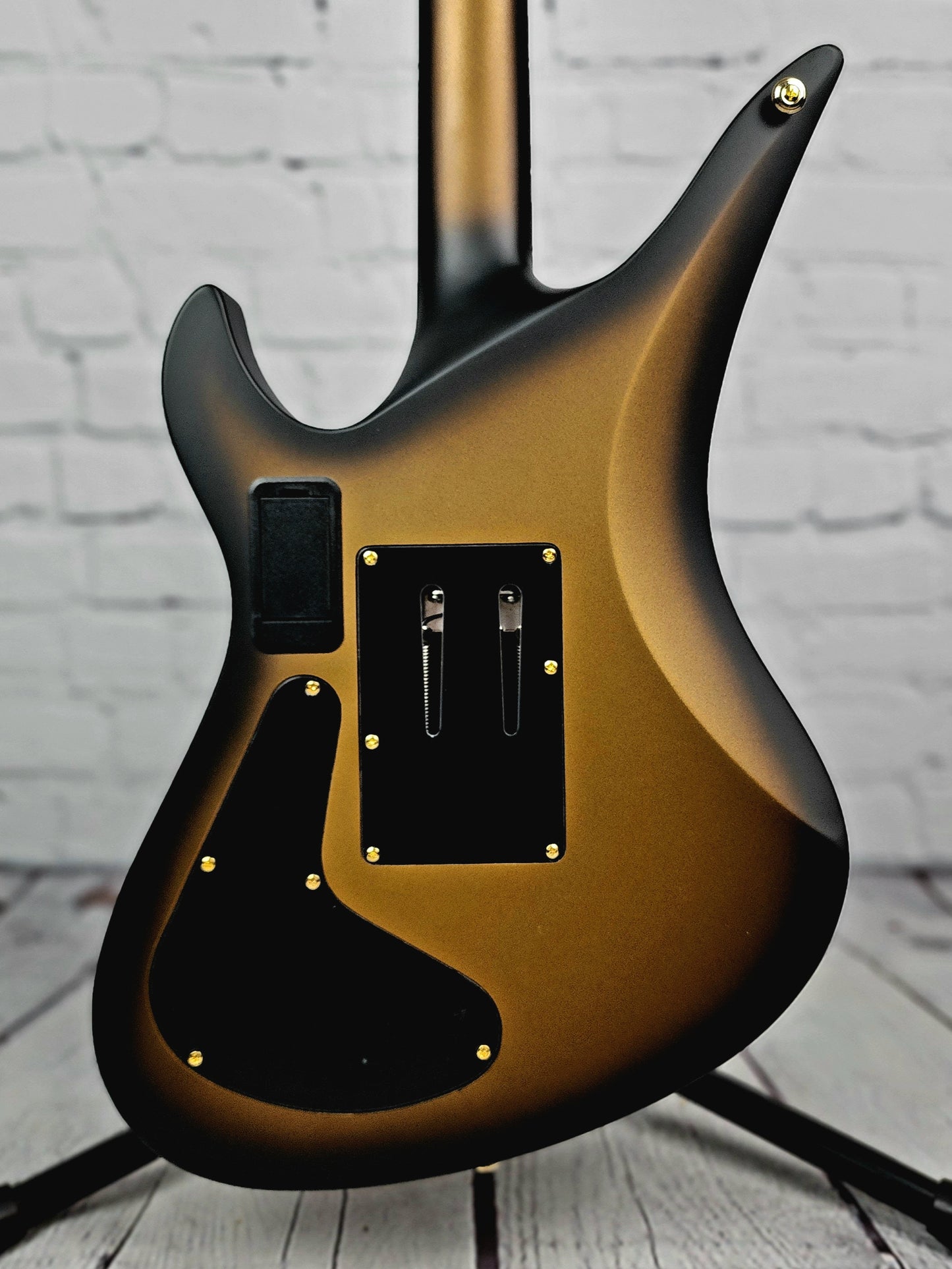 Schecter Artist Series Synyster Gates Custom 6 String Electric Guitar Satin Gold Burst