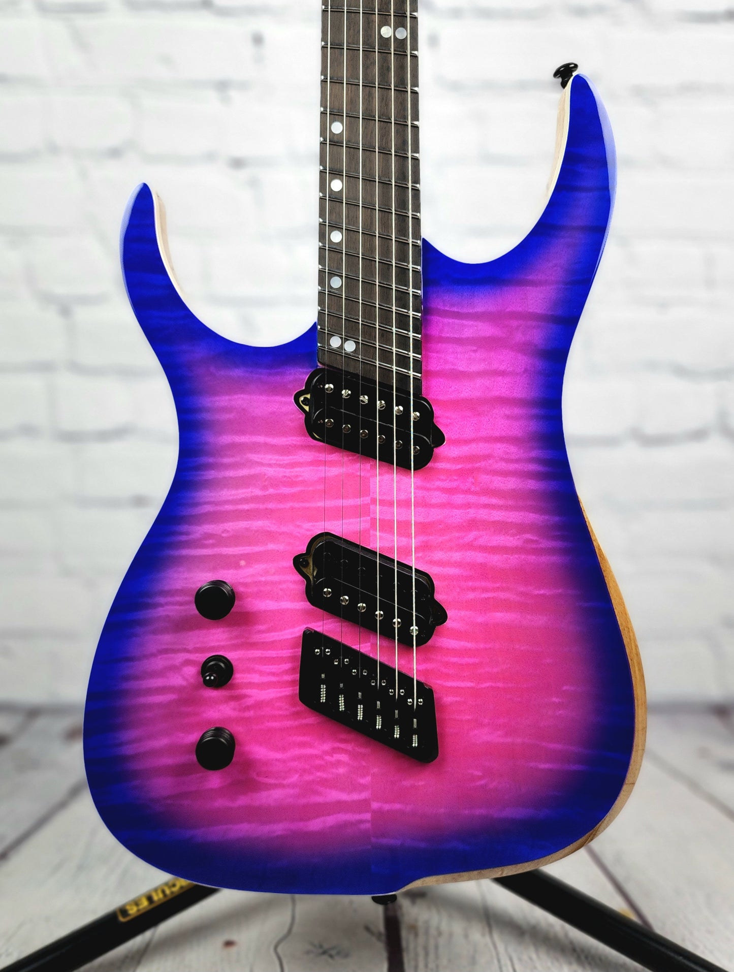 Ormsby Guitars Hype GTR 6 String Electric Guitar Multiscale Dragonburst LEFTY RUN 16