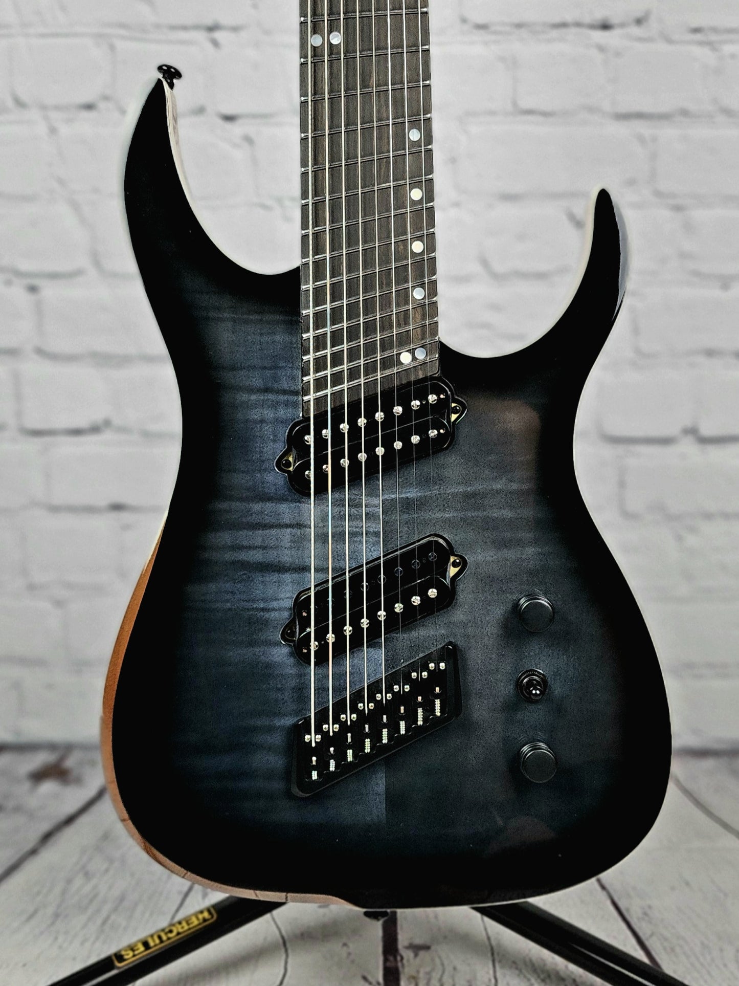 Ormsby Guitars Hype GTR 8 String Electric Guitar Multiscale Dahlia Black RUN 16