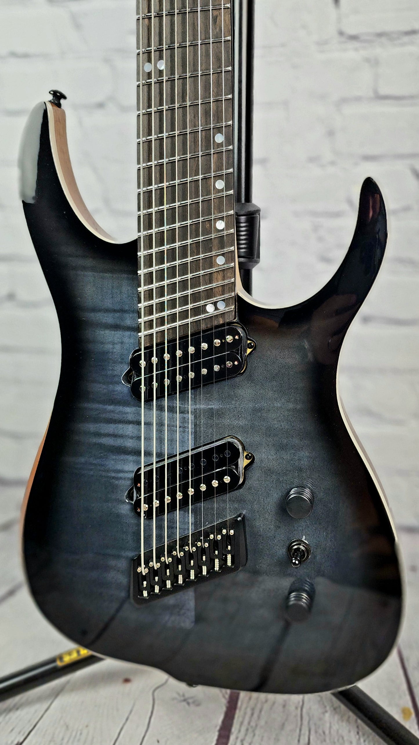 Ormsby Guitars Hype GTR 8 String Electric Guitar Multiscale Dahlia Black RUN 16