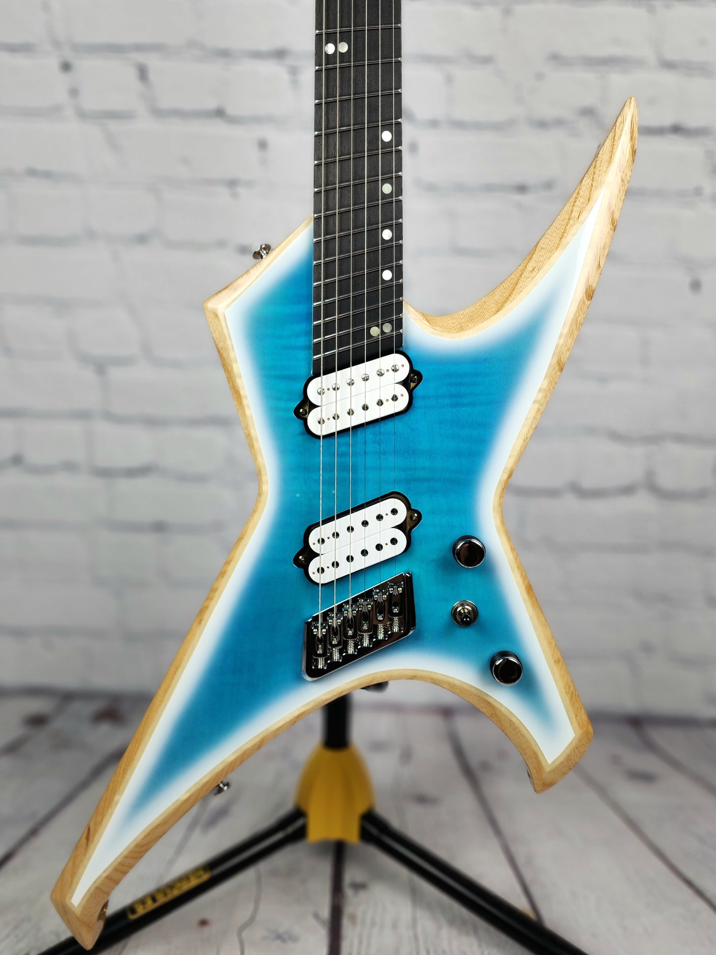 Ormsby Guitars Metal X GTR 6 String Electric Guitar Icy Blue RUN 16