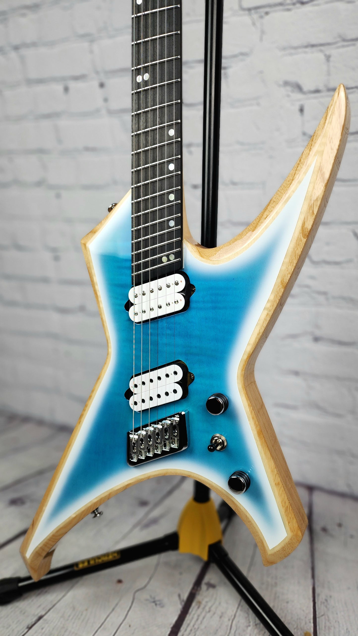 Ormsby Guitars Metal X GTR 6 String Electric Guitar Icy Blue RUN 16