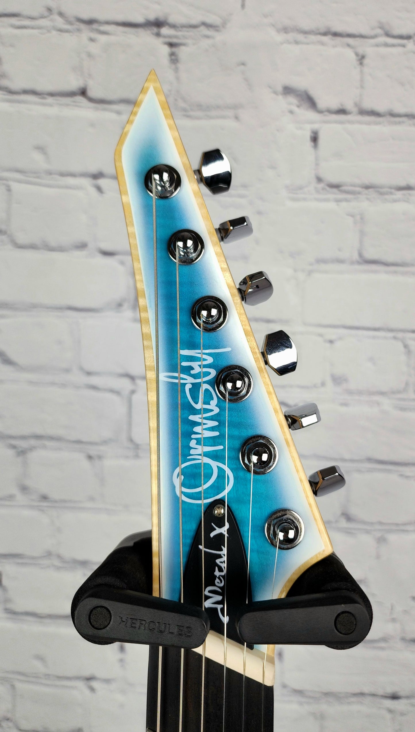 Ormsby Guitars Metal X GTR 6 String Electric Guitar Icy Blue RUN 16