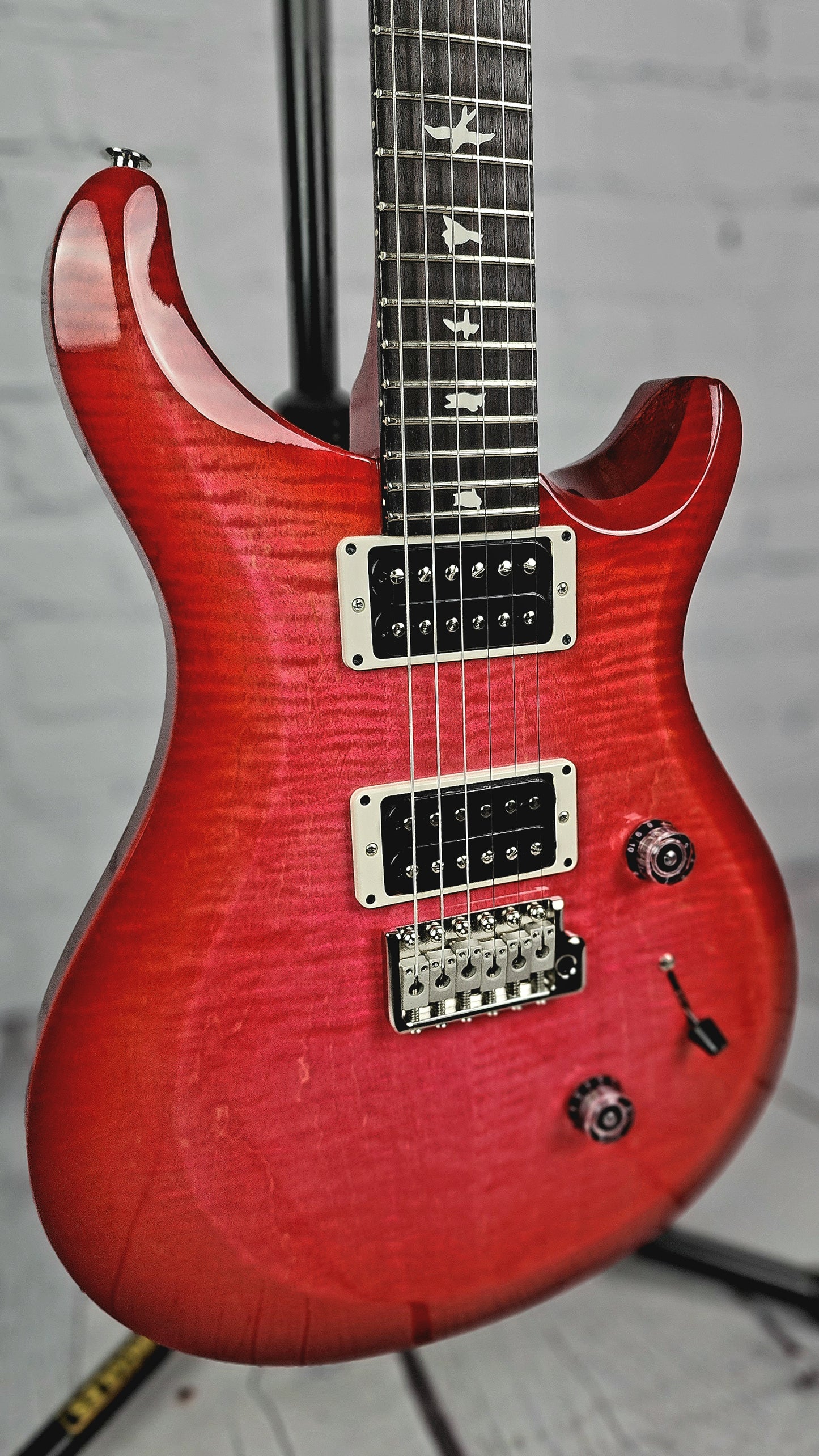 Paul Reed Smith PRS S2 Custom 24 Electric Guitar Bonni Pink Cherry Burst