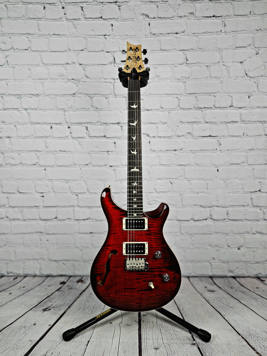 Paul Reed Smith PRS CE24 Semi-Hollow Electric Guitar Fire Red Burst 2023