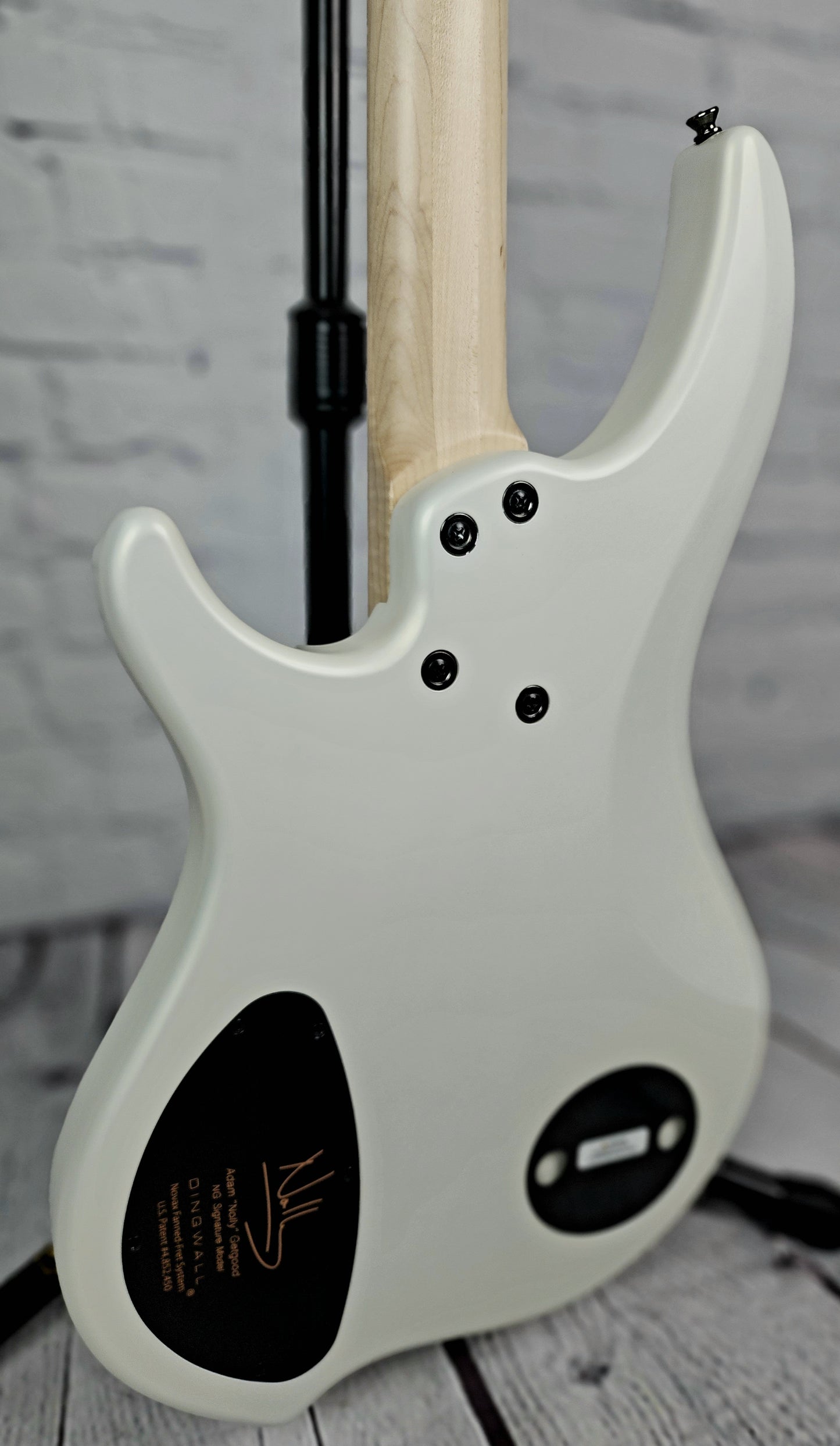 Dingwall NG3 4 String Nolly Bass Guitar Ducati White