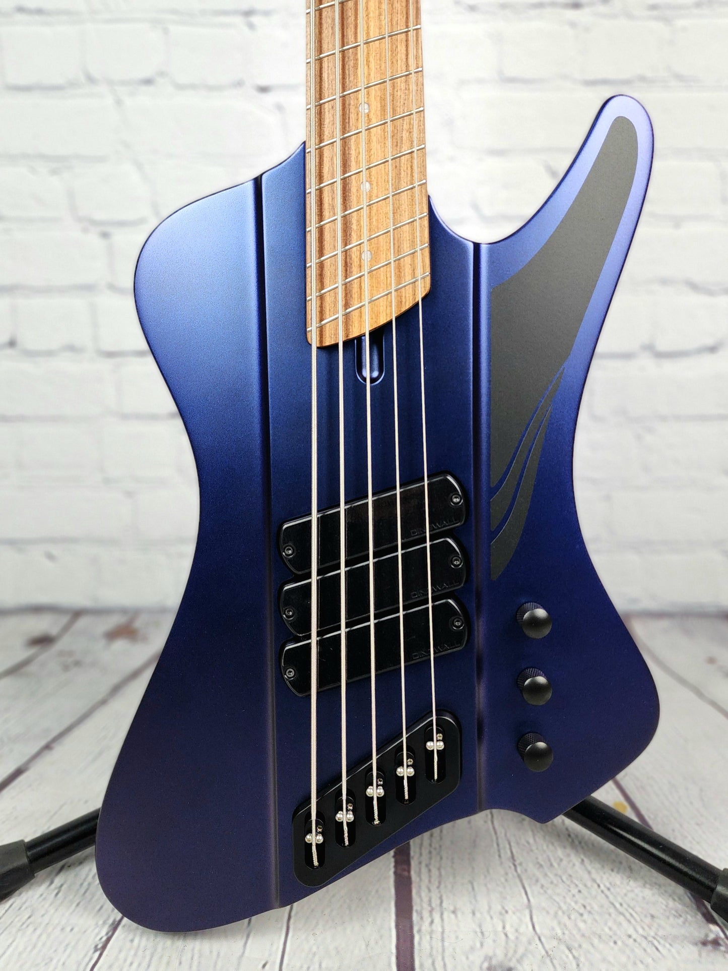 Dingwall D-Roc Standard 5 String Bass Guitar Matte Blue To Purple Color Shift