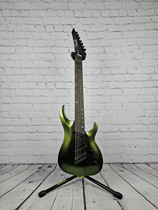 Ormsby Guitars SX GTR 7 String Electric Guitar Chameleon Green/Gold