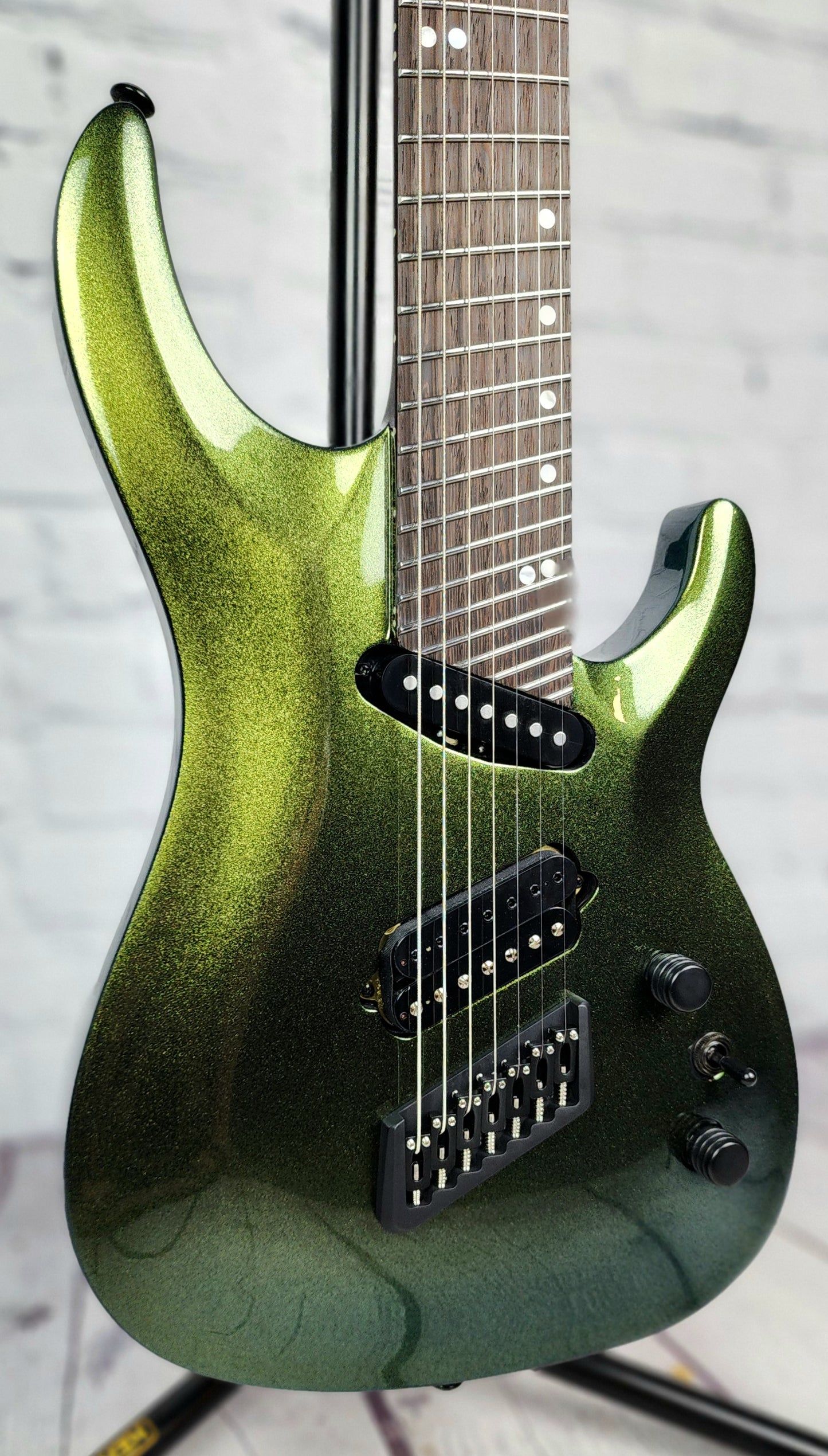 Ormsby Guitars SX GTR 7 String Electric Guitar Chameleon Green/Gold