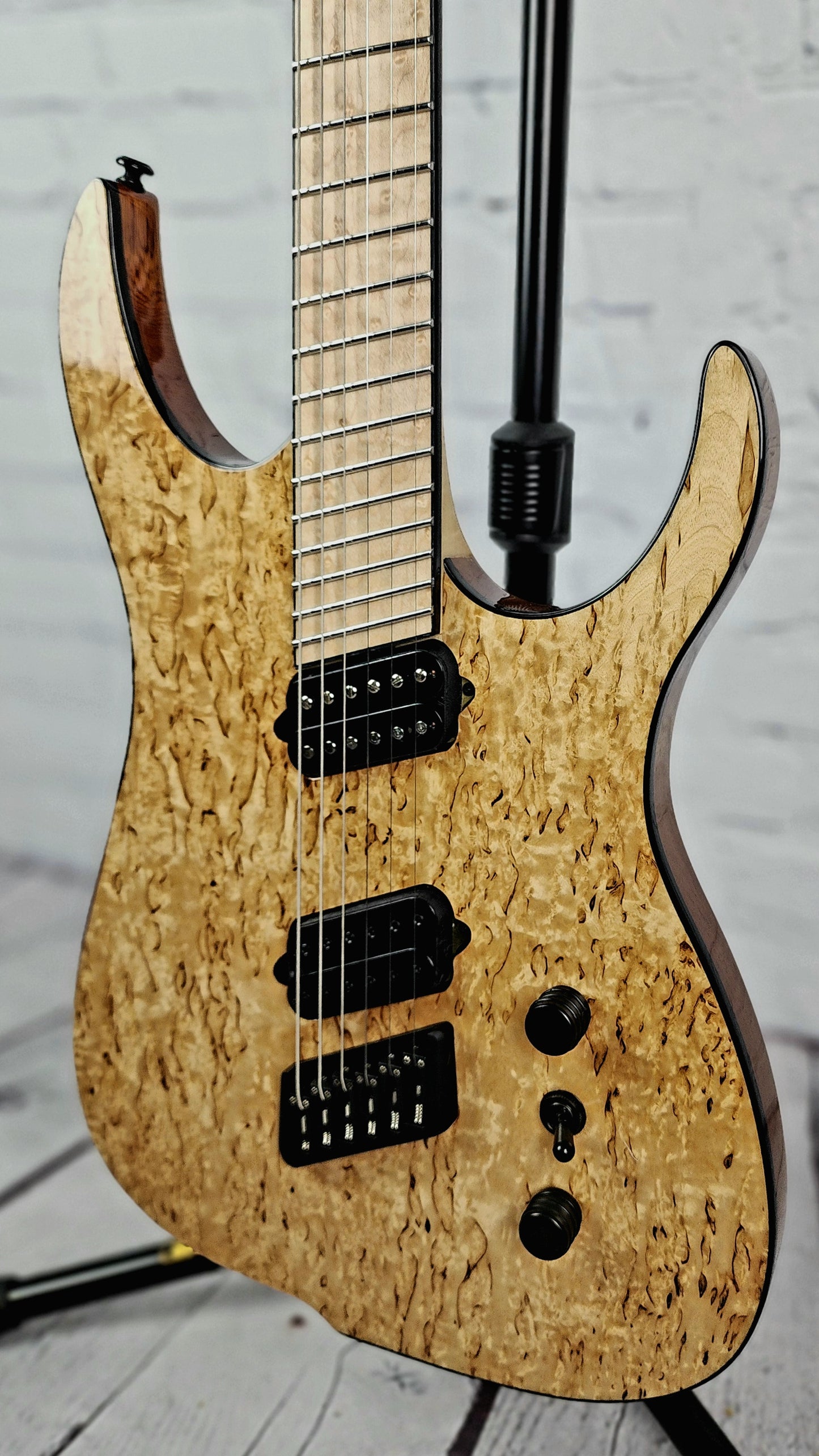 Ormsby Guitars Hype GTR Elite II 6 String Electric Guitar Karelian Birch Burl