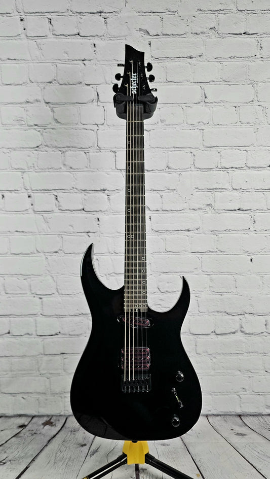 Schecter Sunset 6 Triad 6 String Electric Guitar Gloss Black