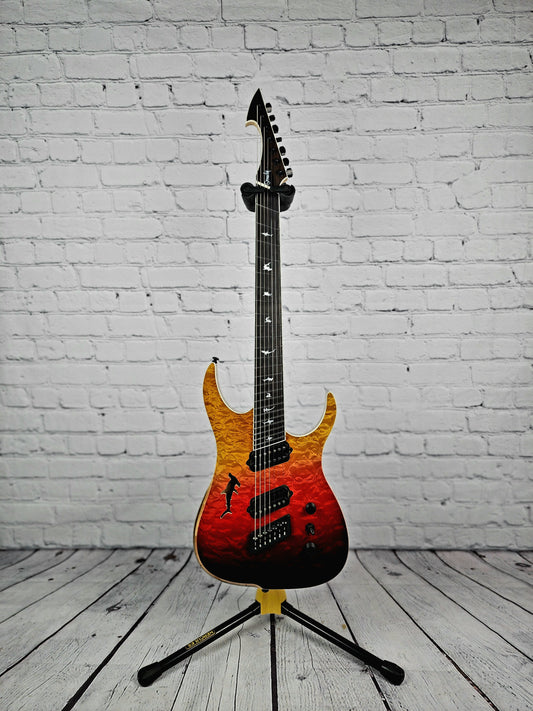 Ormsby Guitars Hype GTR 7 Shark Limited Electric Guitar Sunset