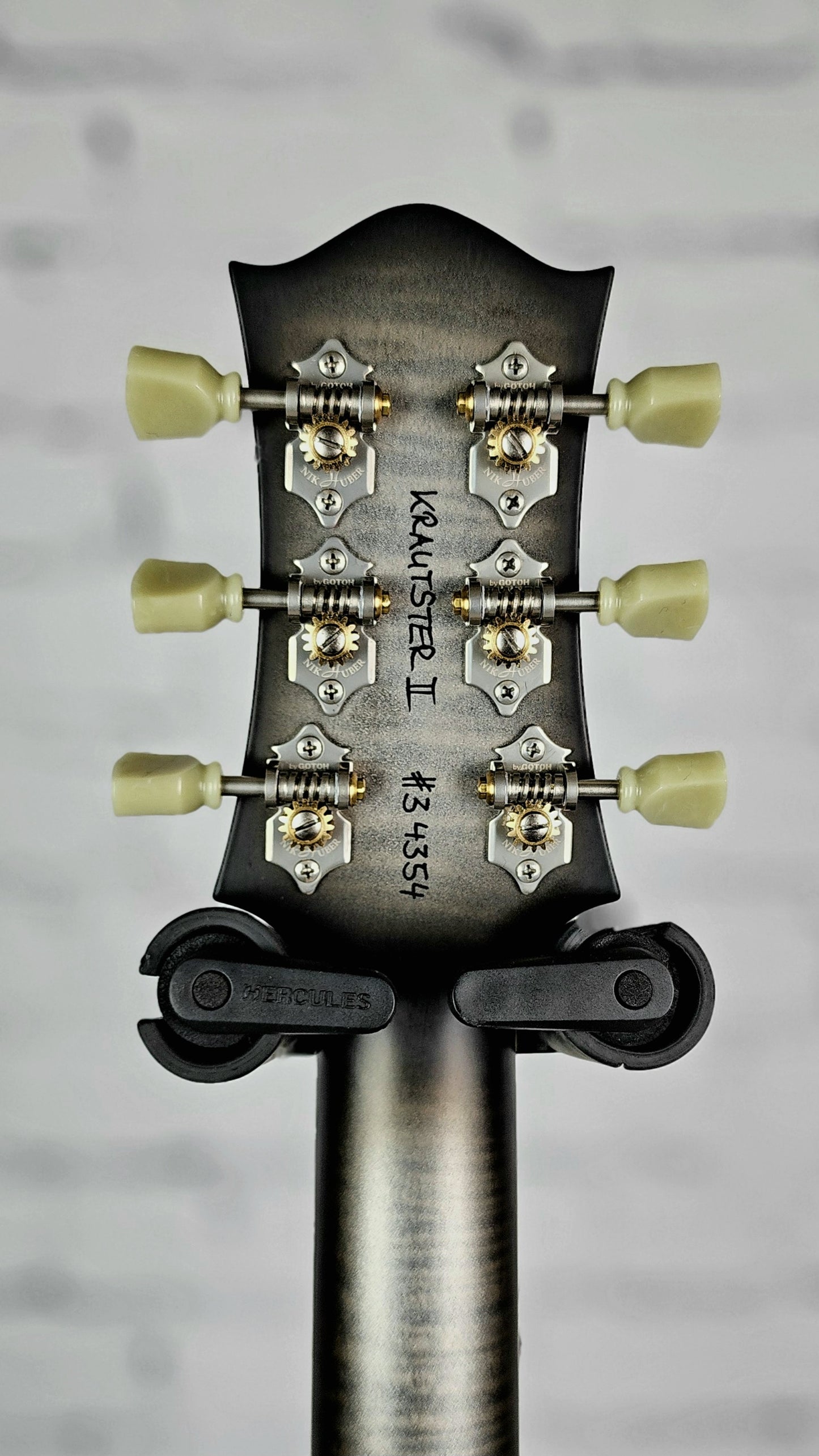 Nik Huber Krautster II Single Cut Electric Guitar Custom Silverburst