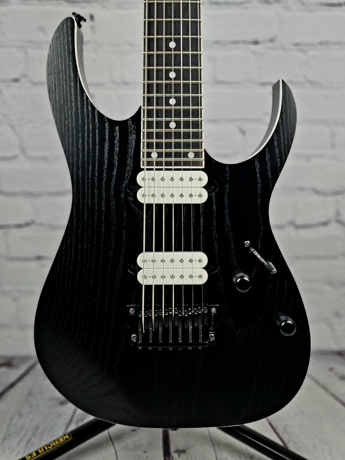 Ibanez Prestige RGR752AHBF WK 7 String Electric Guitar Weathered Black