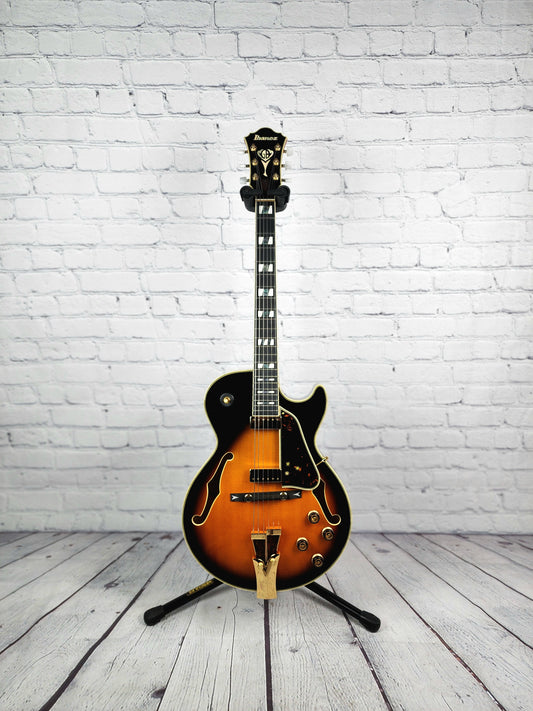 Ibanez GB10SE BS George Benson Semi-Hollow Electric Guitar Brown Sunburst