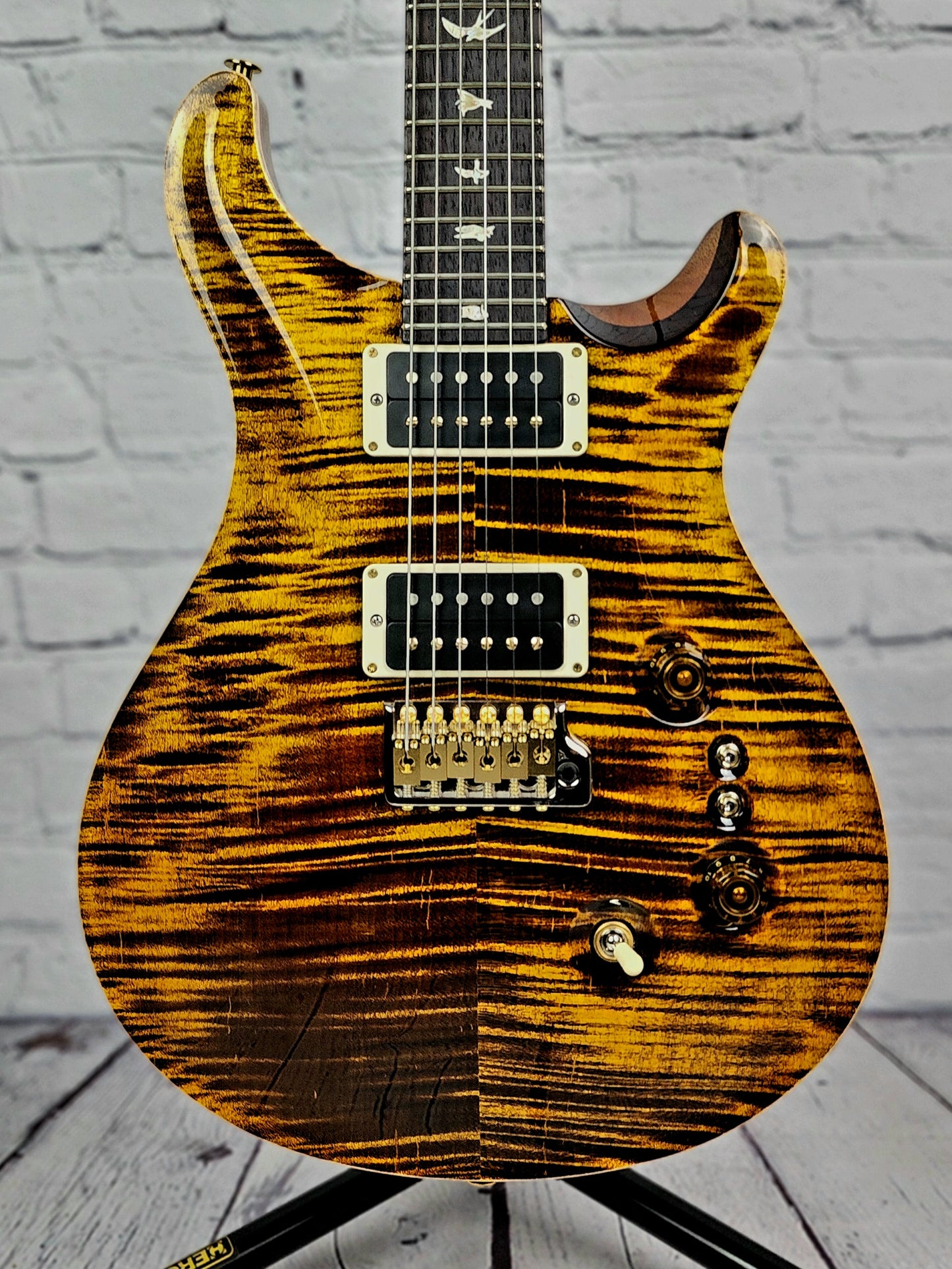 Paul Reed Smith PRS Core Custom 24-08 10 Top Electric Guitar Yellow Tiger