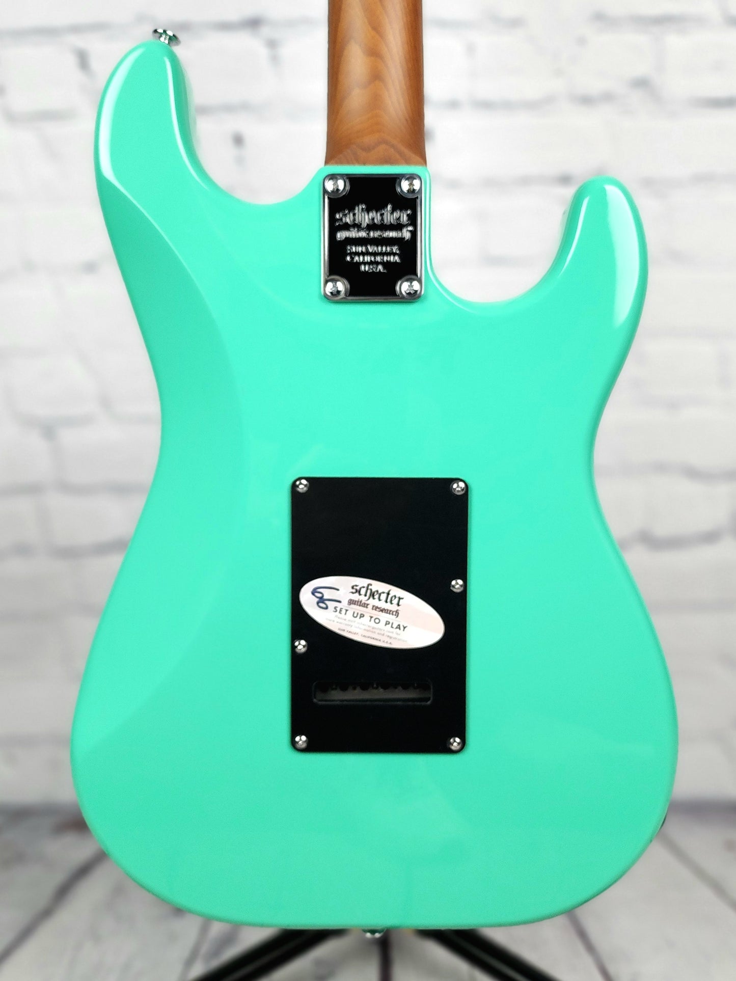 Schecter Guitars Nick Johnston Traditional Left Handed HSS Electric Guitar Atomic Green Lefty