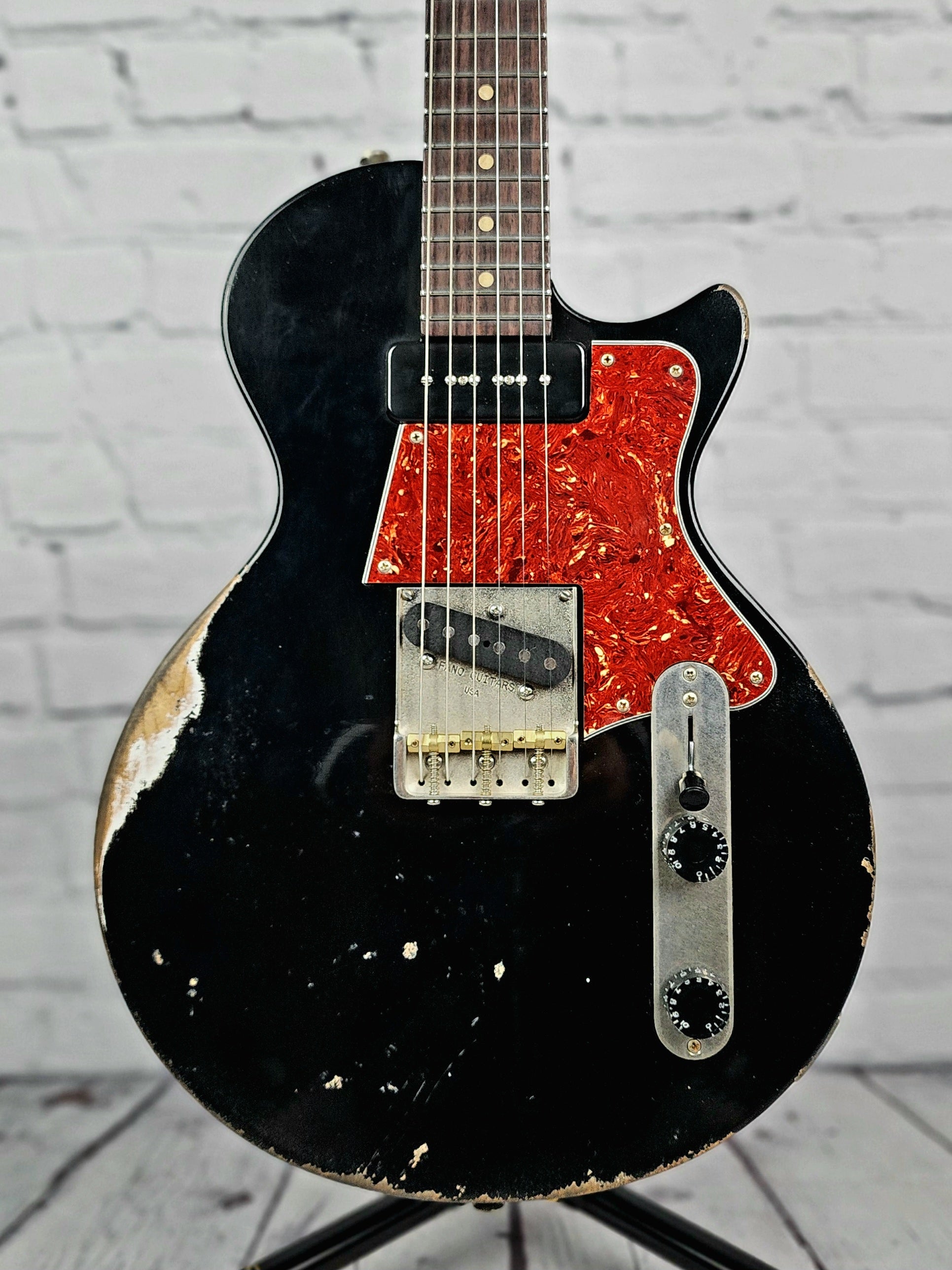 Fano Guitars SP6 Oltre Single Cut Electric Guitar Bull Black 