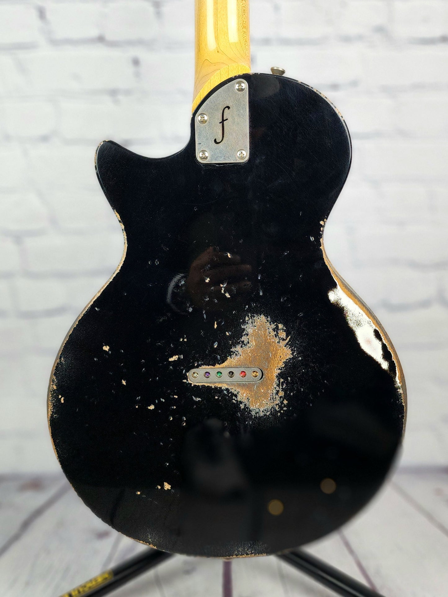 Fano Guitars SP6 Oltre Single Cut Electric Guitar Bull Black Lollar